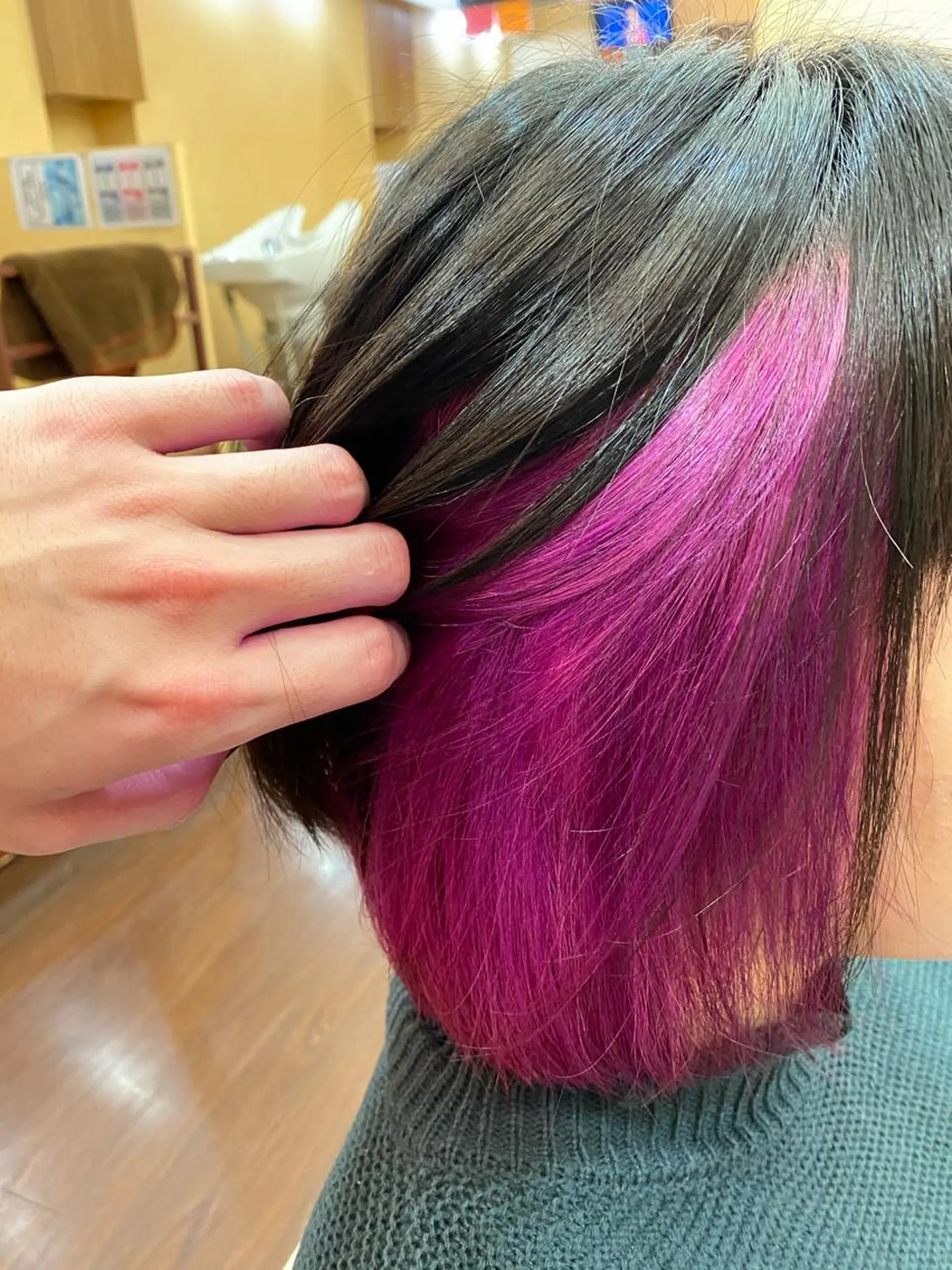 ショート パープルカラー ヘアカラー ゆぴ☾‪/推しカラー /ハイトーンのヘアスタイル