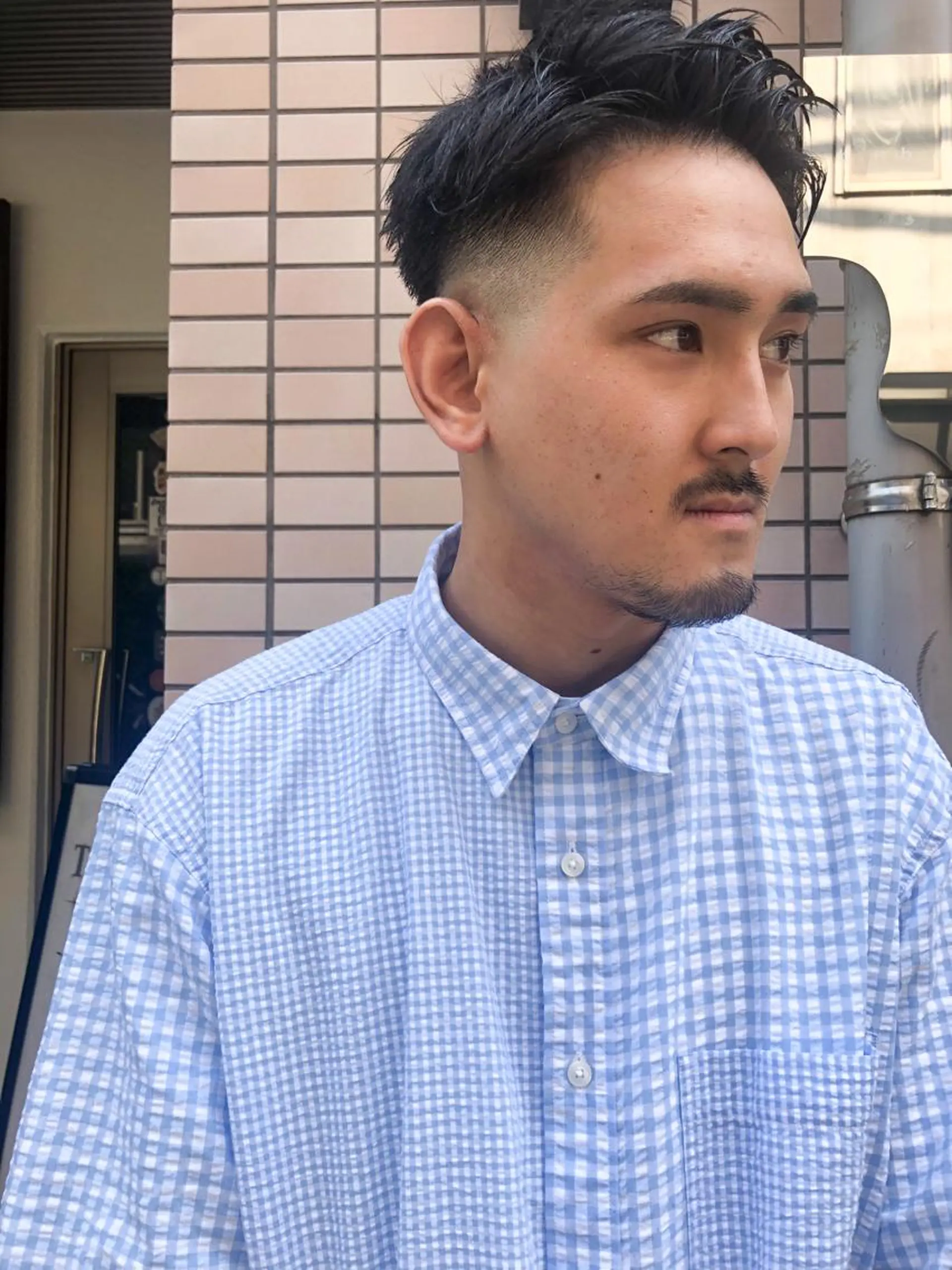 メンズ キッズ フェードカット 刈り上げ カット ヘアカラー 🌈圧倒的デザイン パーマ　関和希のヘアスタイル