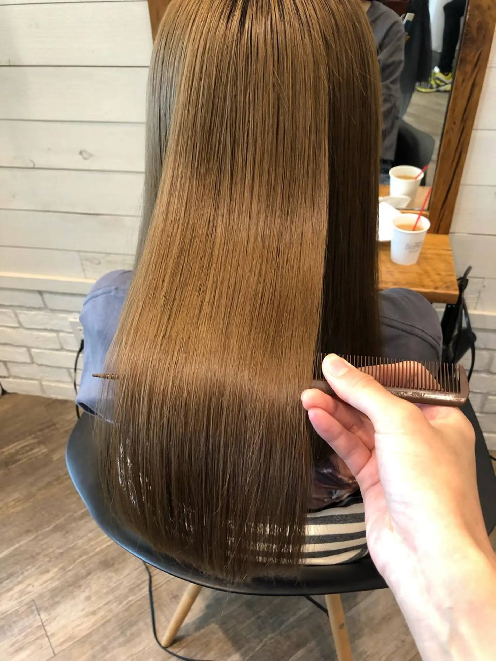 ロング 髪質改善 トリートメント トリートメント Hair Salon BOTTOMS所属・✨透明感ケアカラー✨ 長野ゆきなのヘアスタイル