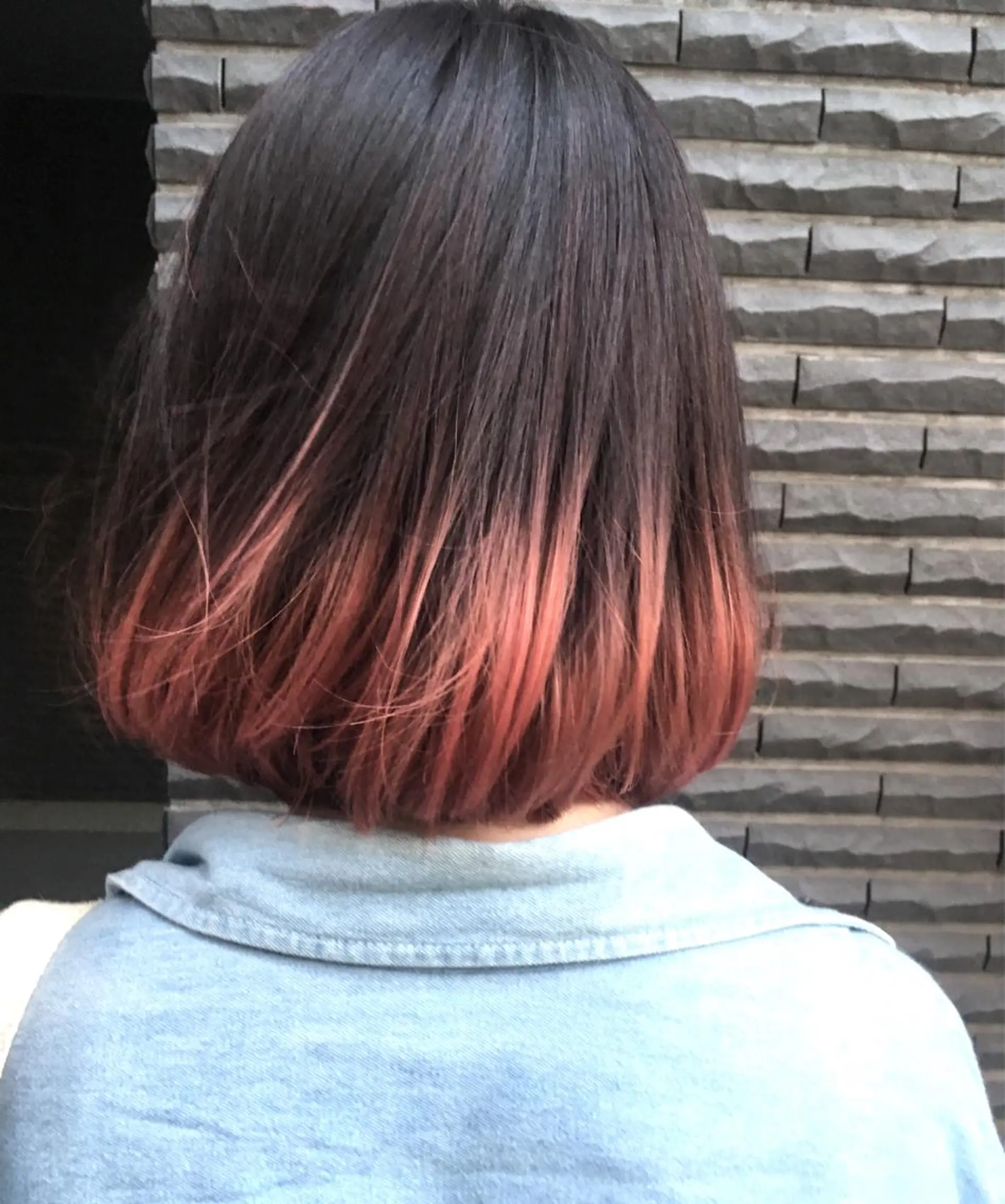 ショート カラー グラデーションカラー ピンクカラー 山口 悟のヘアスタイル