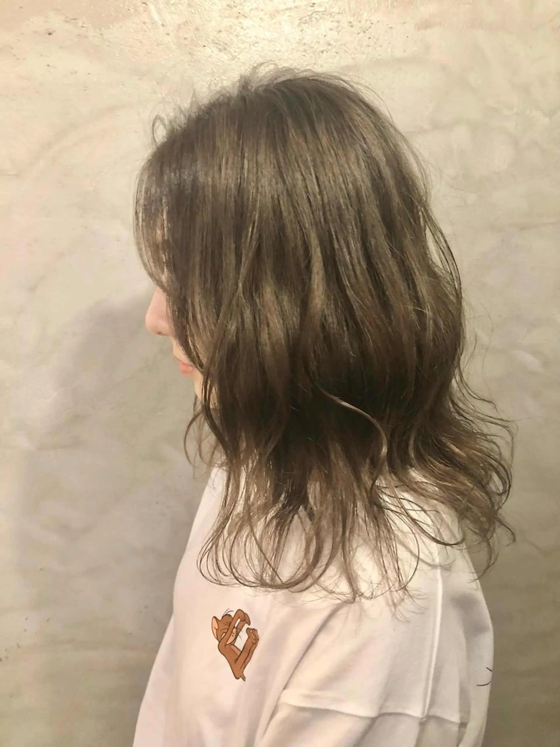 カラー ベージュカラー FUJINO RYOのヘアスタイル