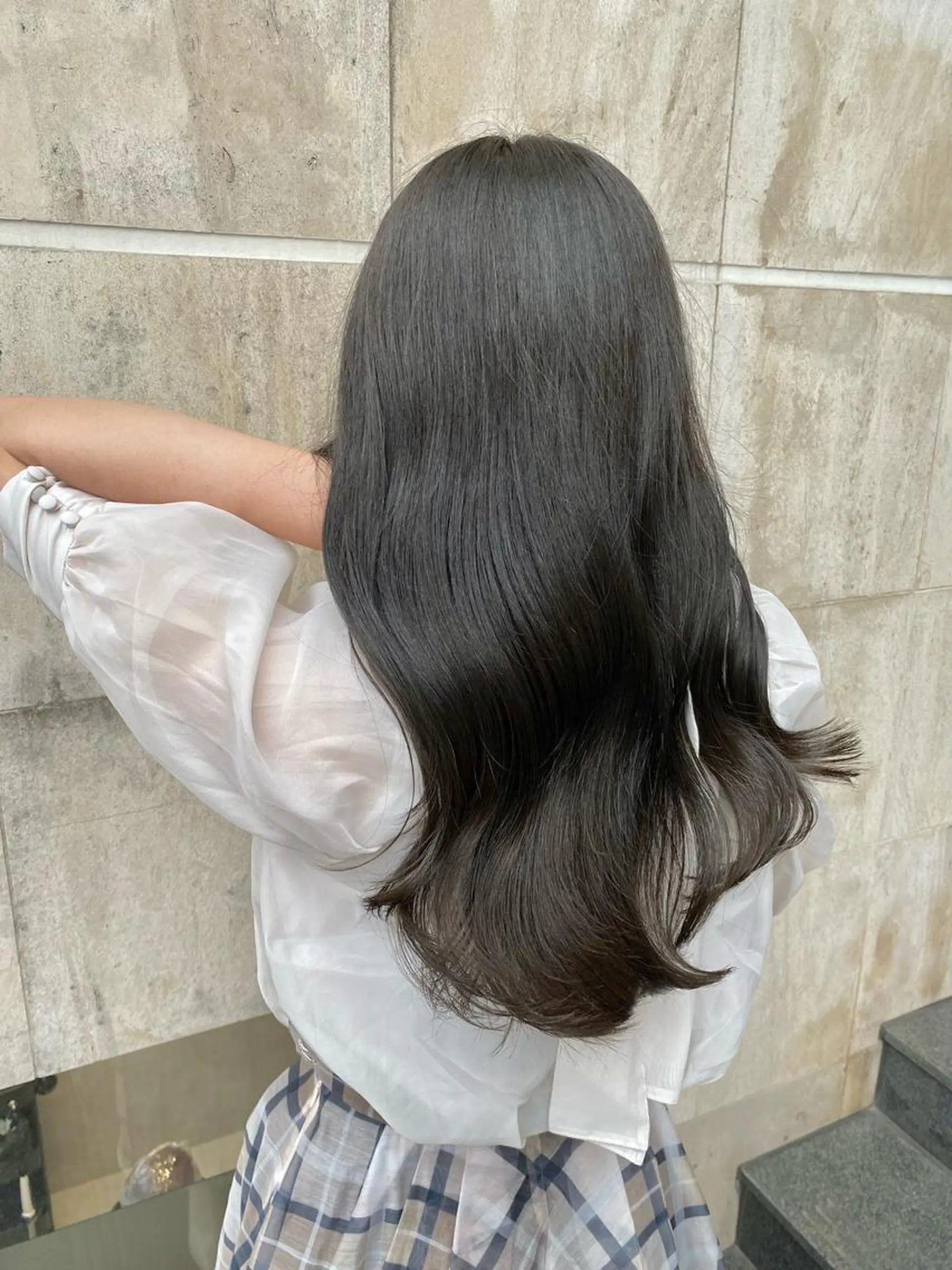 ロング カラー ブリーチ ケアブリーチ ダブルカラー グラデーションカラー ハイライトカラー ヘアカラー トリートメント ブリーチなし✨艶髪 カラー𓃲YAGIのヘアスタイル