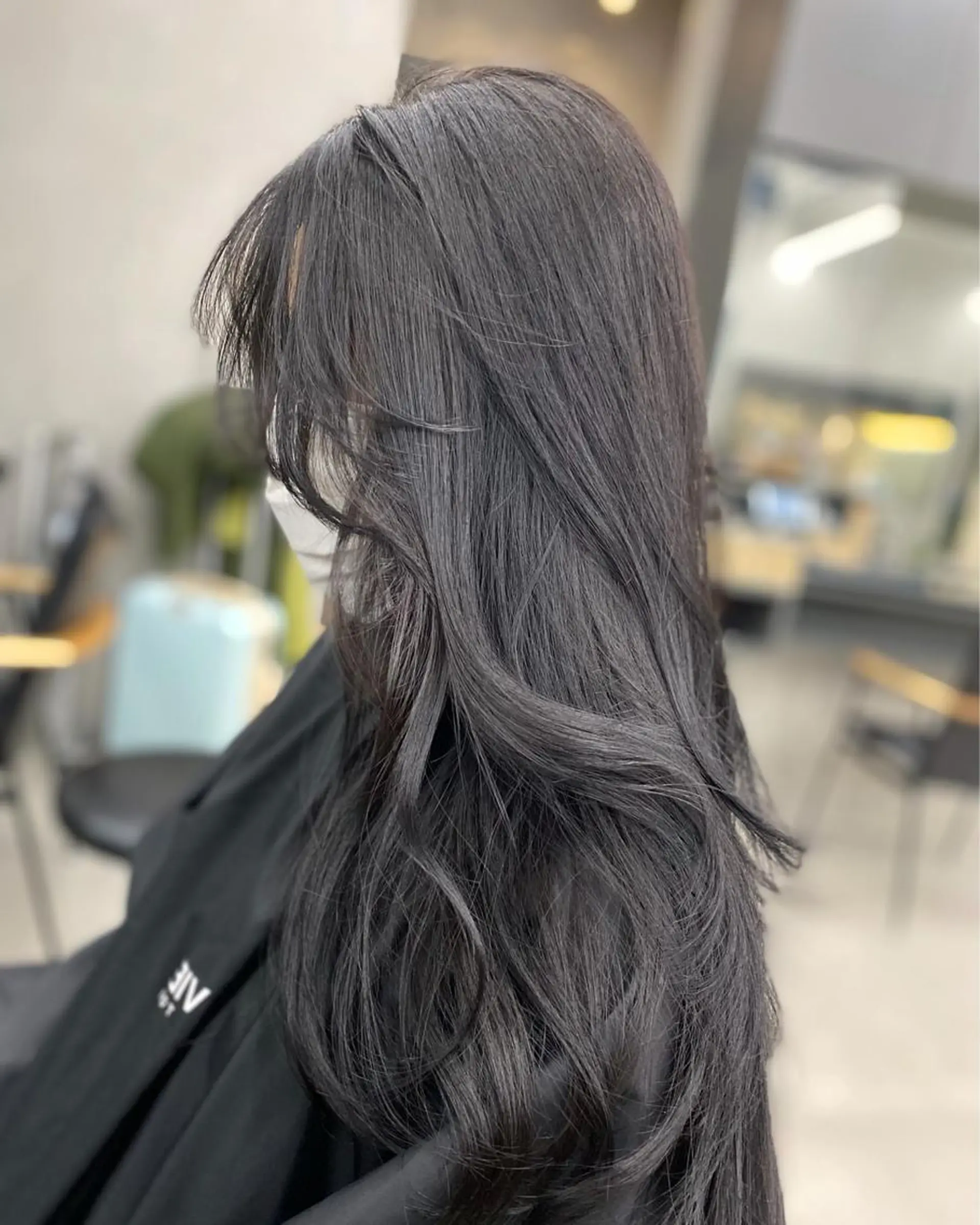 ロング ヘアカラー トリートメント レイヤー/柔色 カラー/SAkiのヘアスタイル