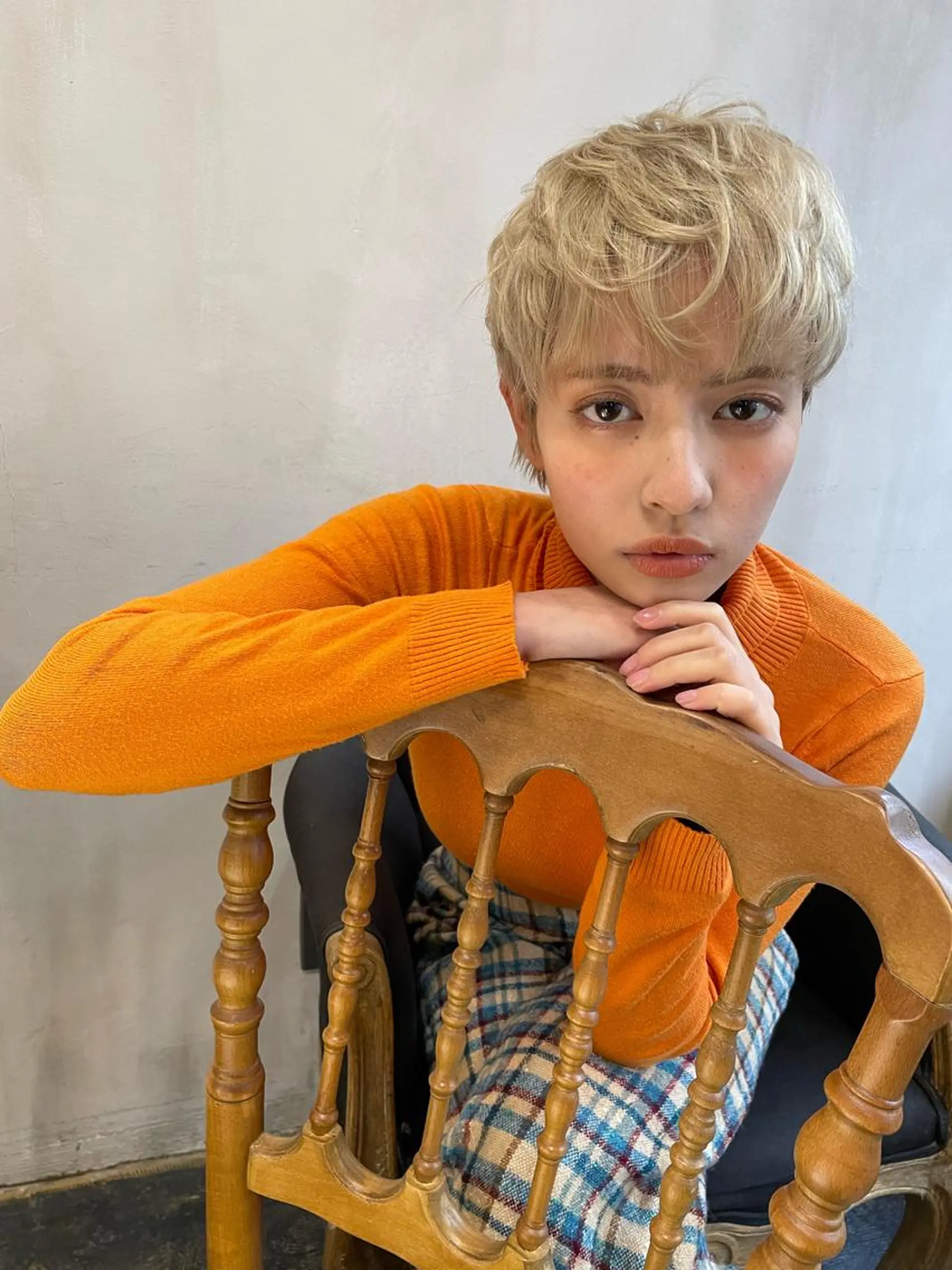 ショート カラー カット ショート/ボブ専門 宮脇美奈/南船場のヘアスタイル