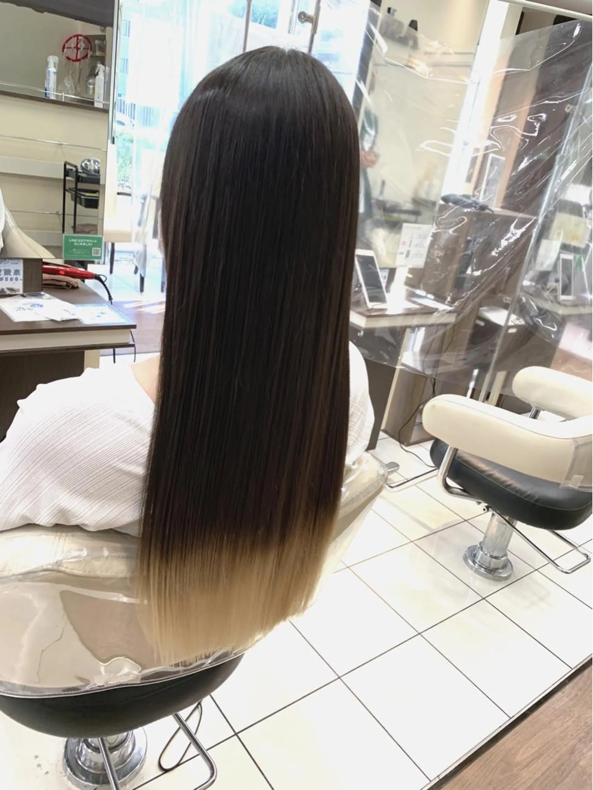 ロング パーマ 縮毛矯正 トリートメント 🌈ブリーチ縮毛矯正 相原慎🌈のヘアスタイル