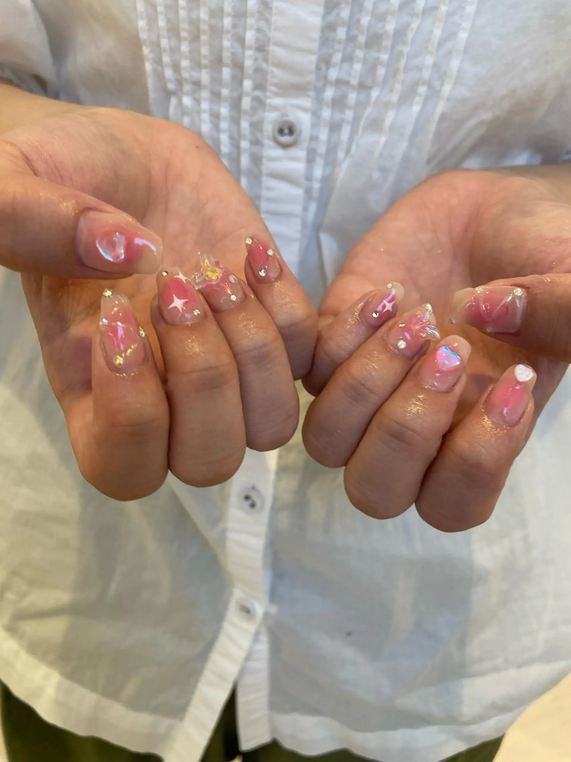 ネイル 束感まつ毛/ネイル/ LED♥KIRARAのマツエク・マツパデザイン