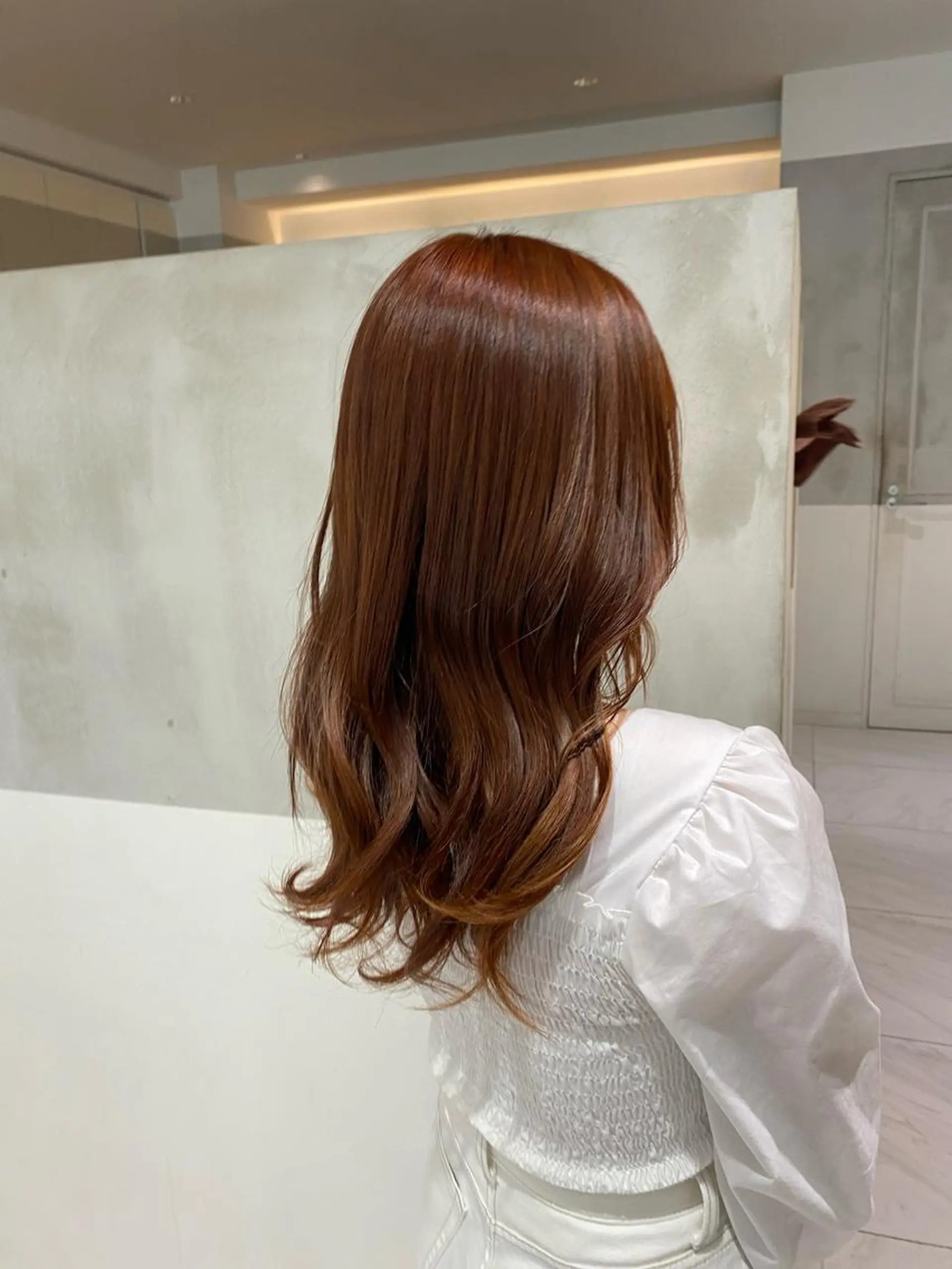 ロング カラー ヘアカラー トリートメント ヘアセット ナチュラル/韓国💎 haruka 💎のヘアスタイル