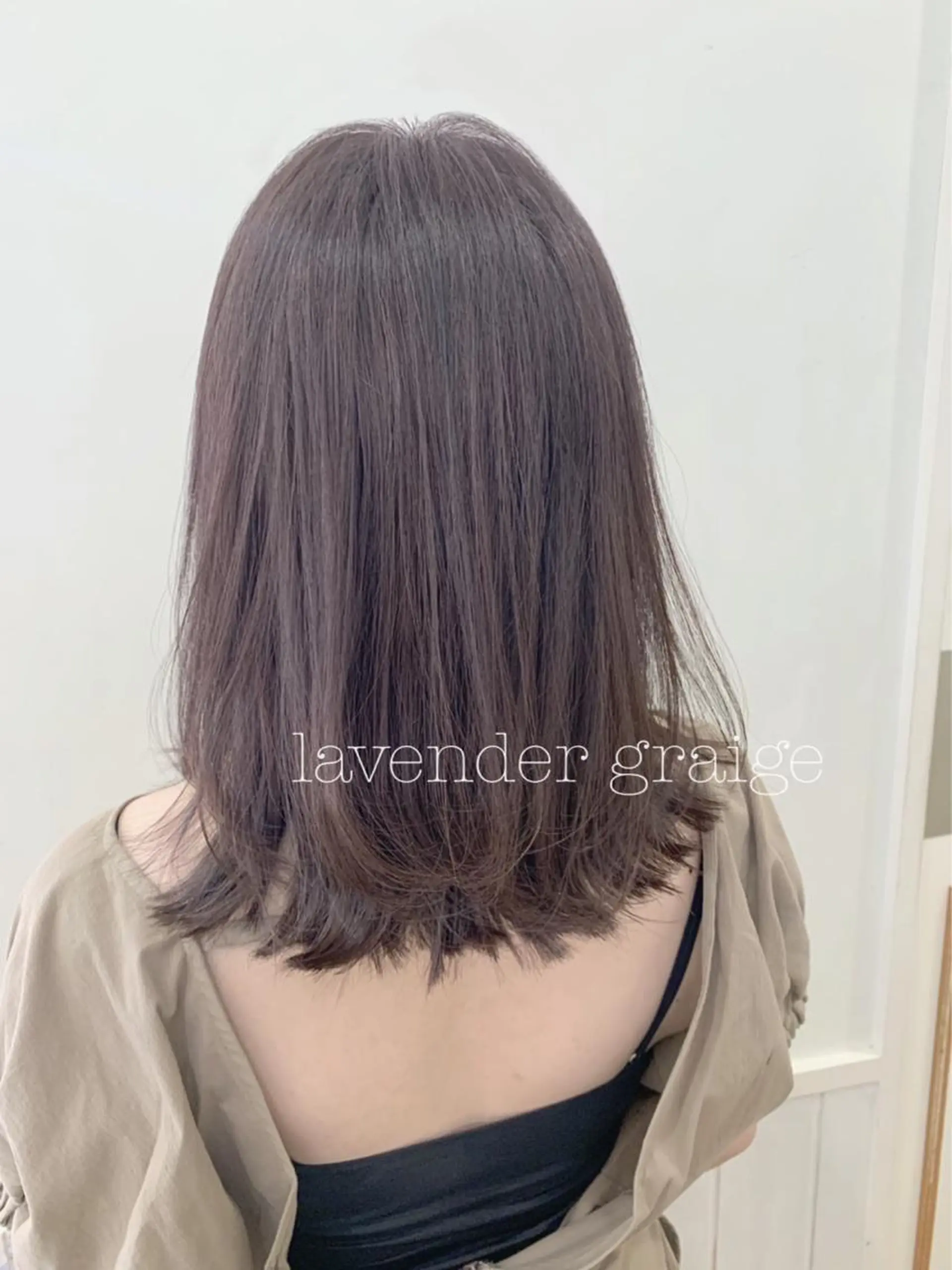 ミディアム カラー カット ヘアカラー トリートメント ぱつっとボブ/ 小野あかねのその他イメージ