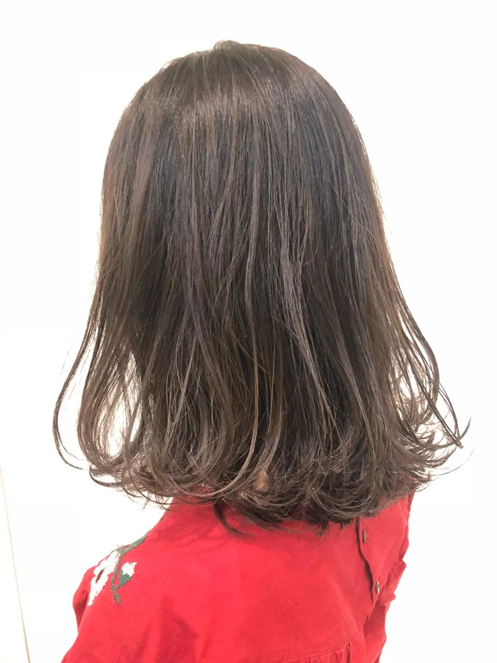 セミロング カラー ヘアアレンジ アッシュ ベージュカラー ハイライトカラー ハイライト メンズパーマ特化/ KAORU/店長のヘアスタイル