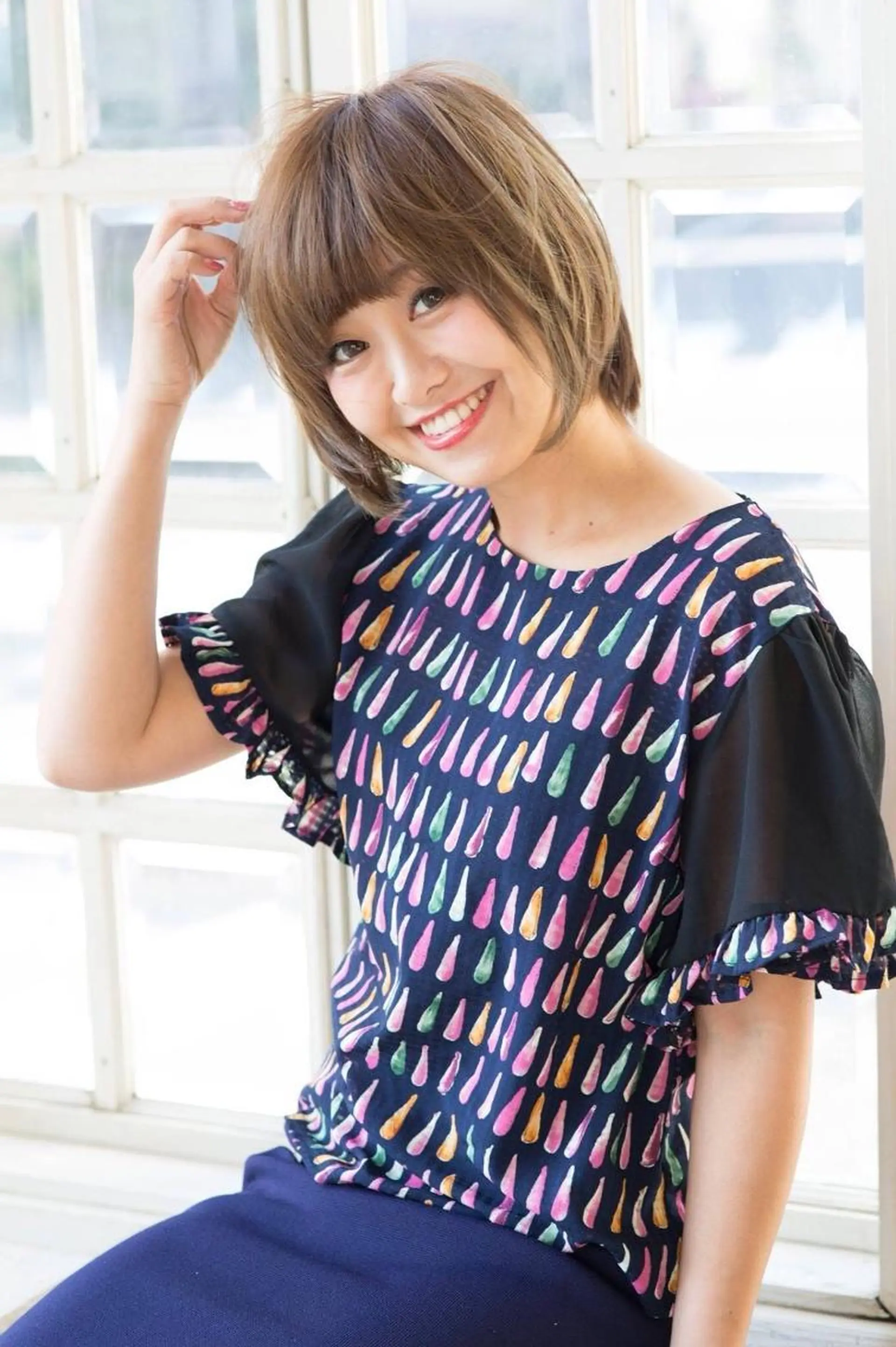 ヘアアレンジ 透明感カラー💖 Stylist佐藤澪のマツエク・マツパデザイン