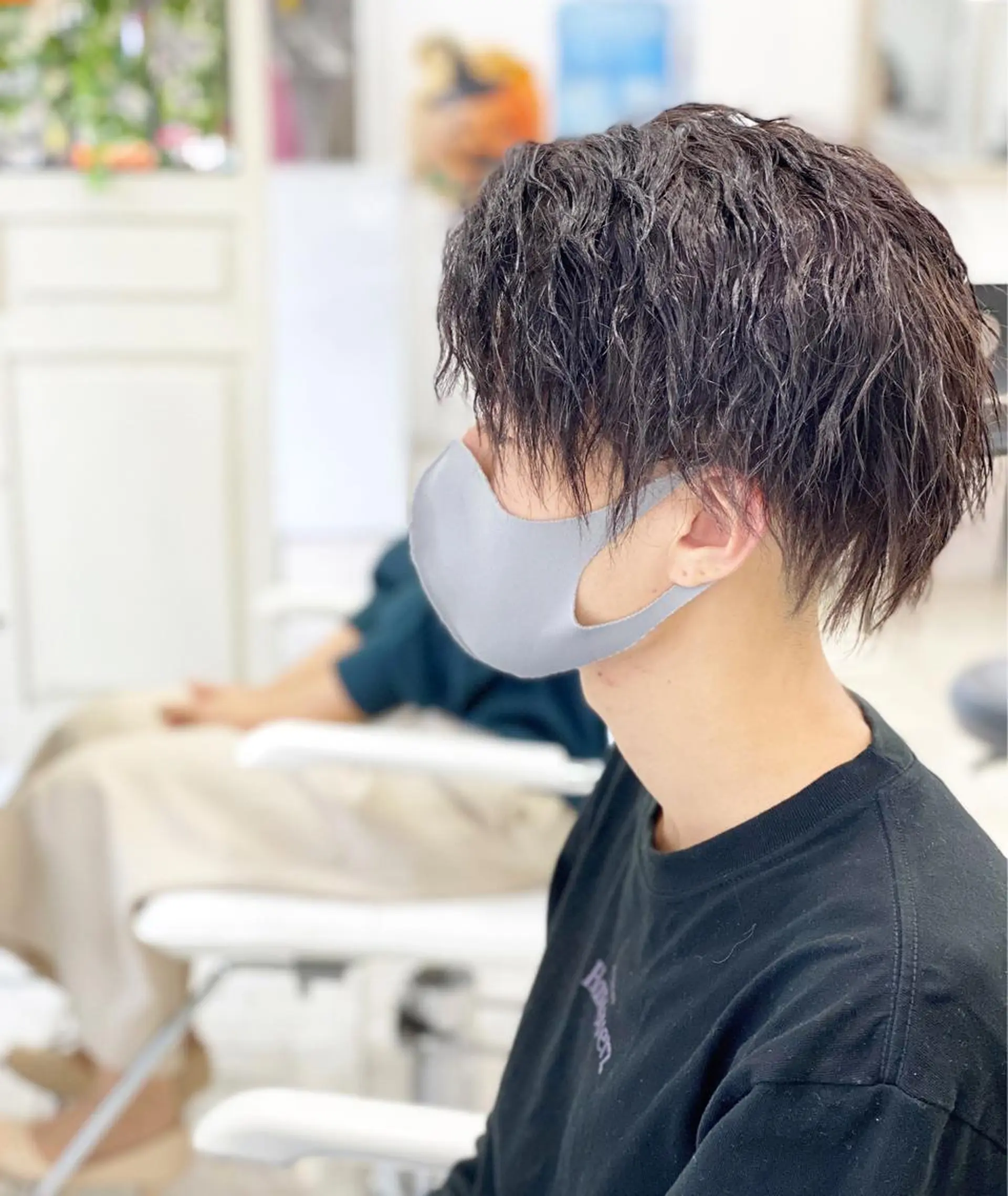 ショート ハイライト&曲がる 縮毛矯正特化 玉置のヘアスタイル