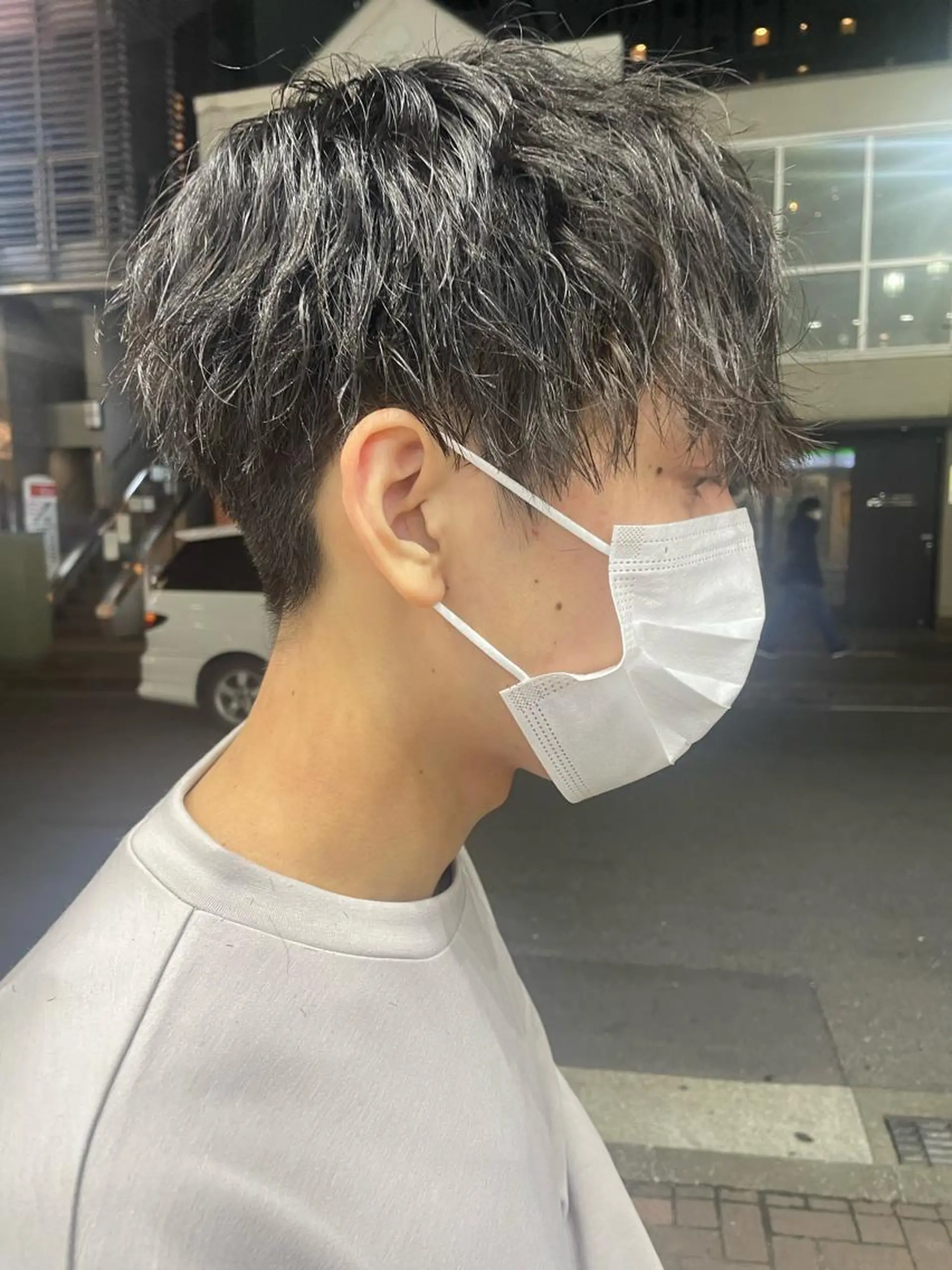 パーマ メンズ マッシュ メンズパーマ メンズツイストパーマ ツイストパーマ カット パーマ 韓国ヘア🦋 MIYUのヘアスタイル