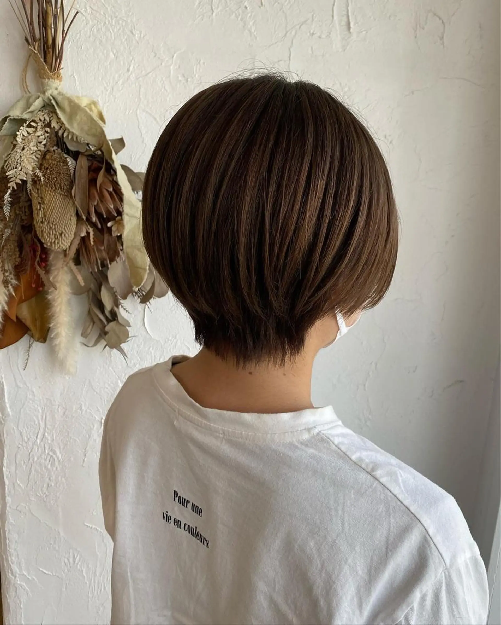 ショート カラー パーマ ヘアアレンジ 美容室 ソンリエのヘアスタイル