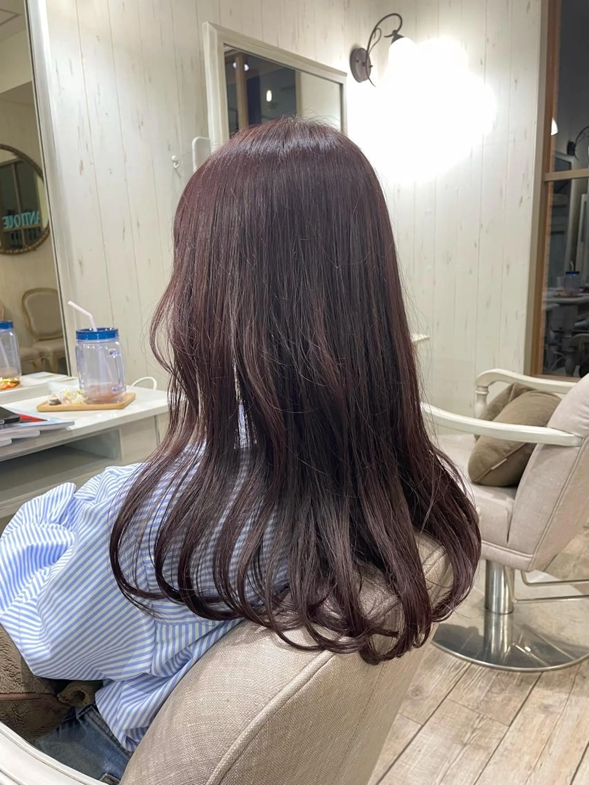 セミロング ネモトメイナ🌿 今月末で退職しますのヘアスタイル