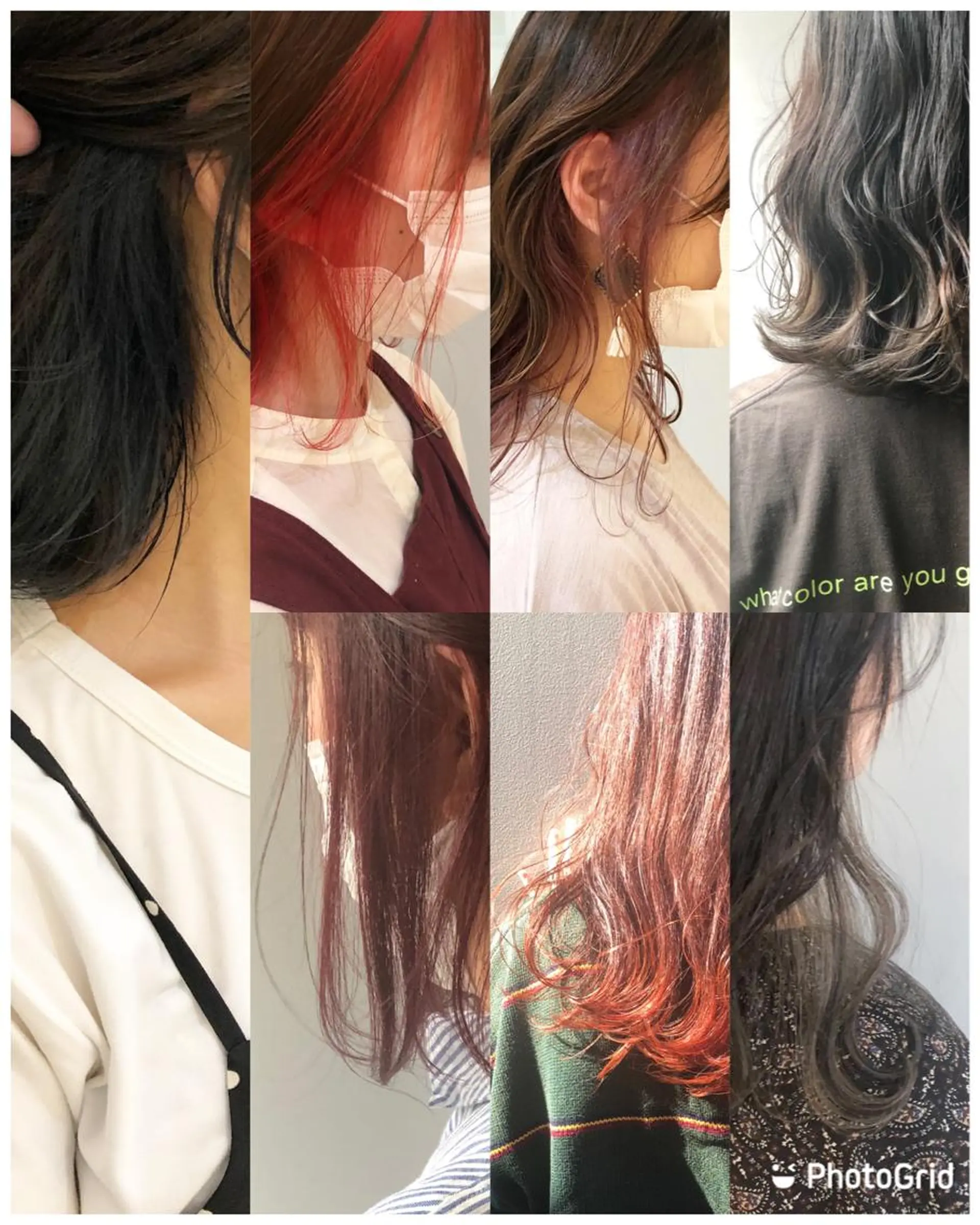 ミディアム カラー ケアブリーチ/ エクステ/レイヤーのヘアスタイル