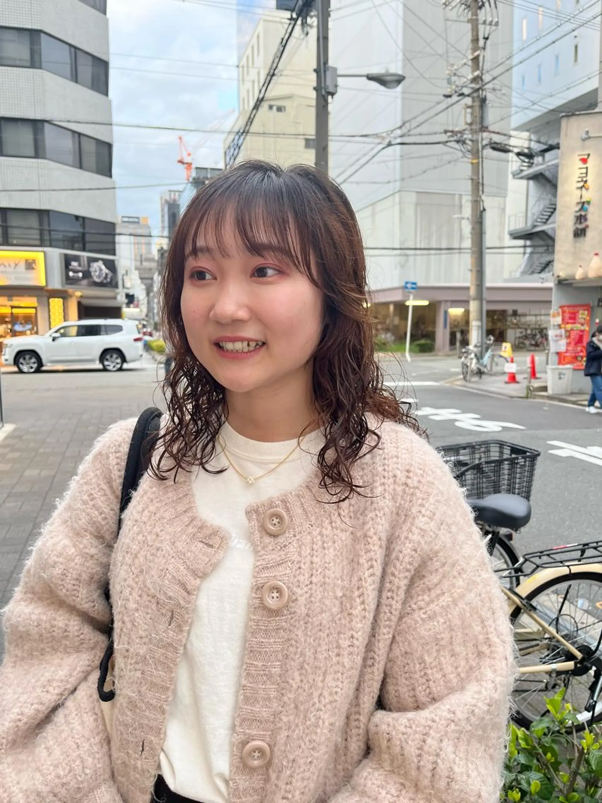 ミディアム パーマ ミディアムパーマ デジタルパーマ カット パーマ ショート/パーマ/ カラー/FUKOのヘアスタイル