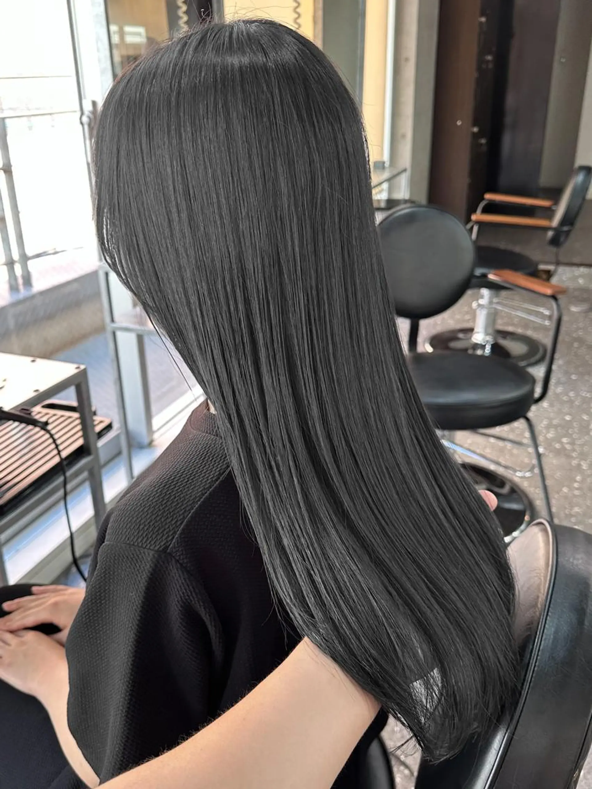 ロング カラー カット ヘアカラー トリートメント 韓国レイヤーカット要 暗透カラー📓吉祥寺のヘアスタイル