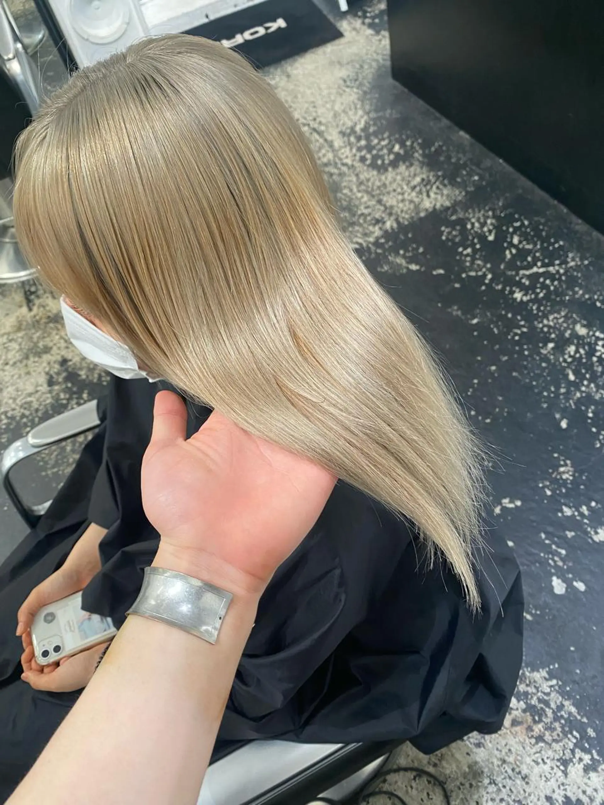 ミディアム カラー パーマ ヘアアレンジ メンズ カット ヘアカラー トリートメント nico TOKYO 渋谷所属・ブリーチ　ハイトーン 特化🌈フジタハルキのヘアスタイル