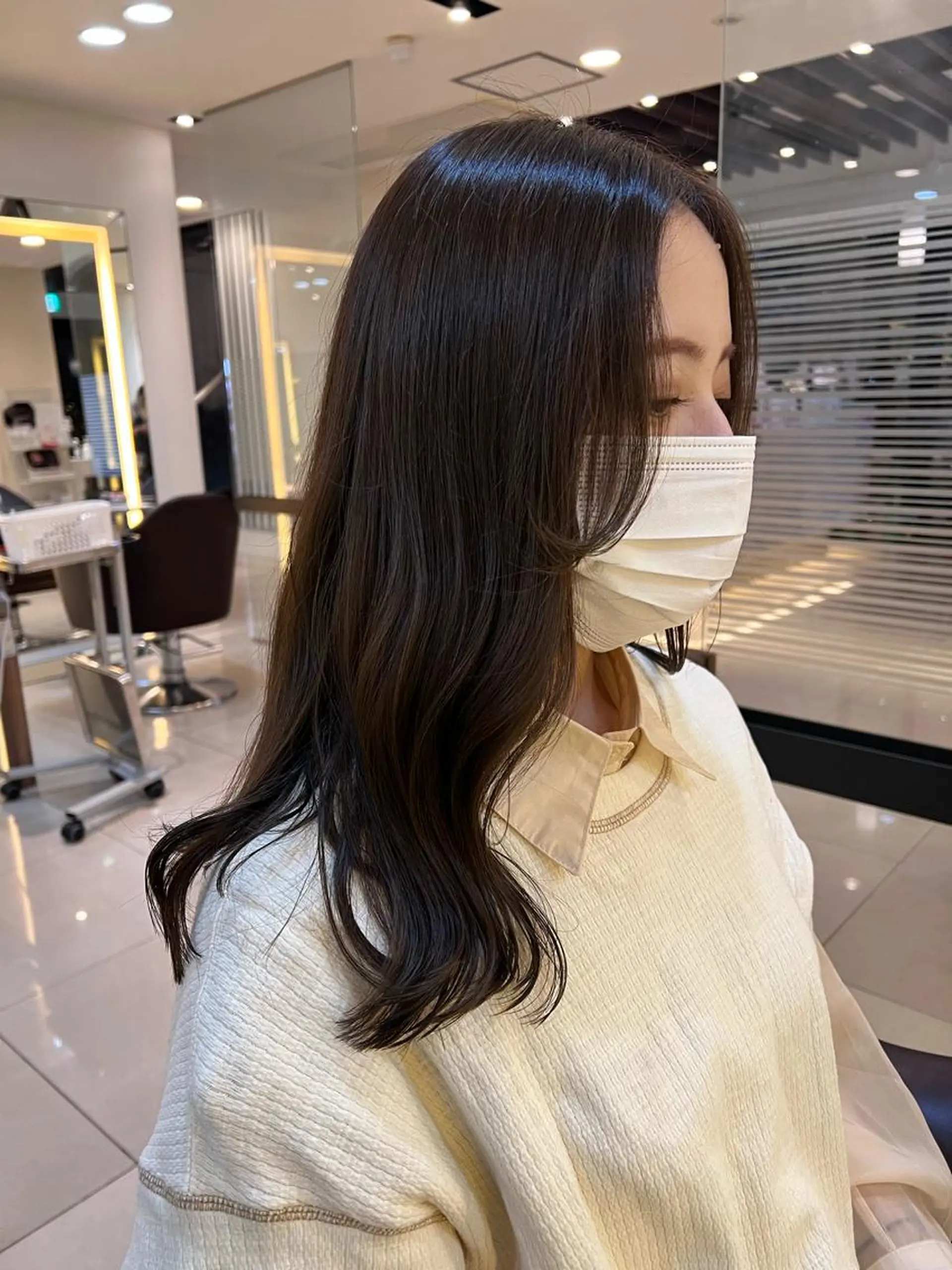 ロング カラー ヘアカラー トリートメント 🌺まなみ/ うる艶カラー🌺のヘアスタイル