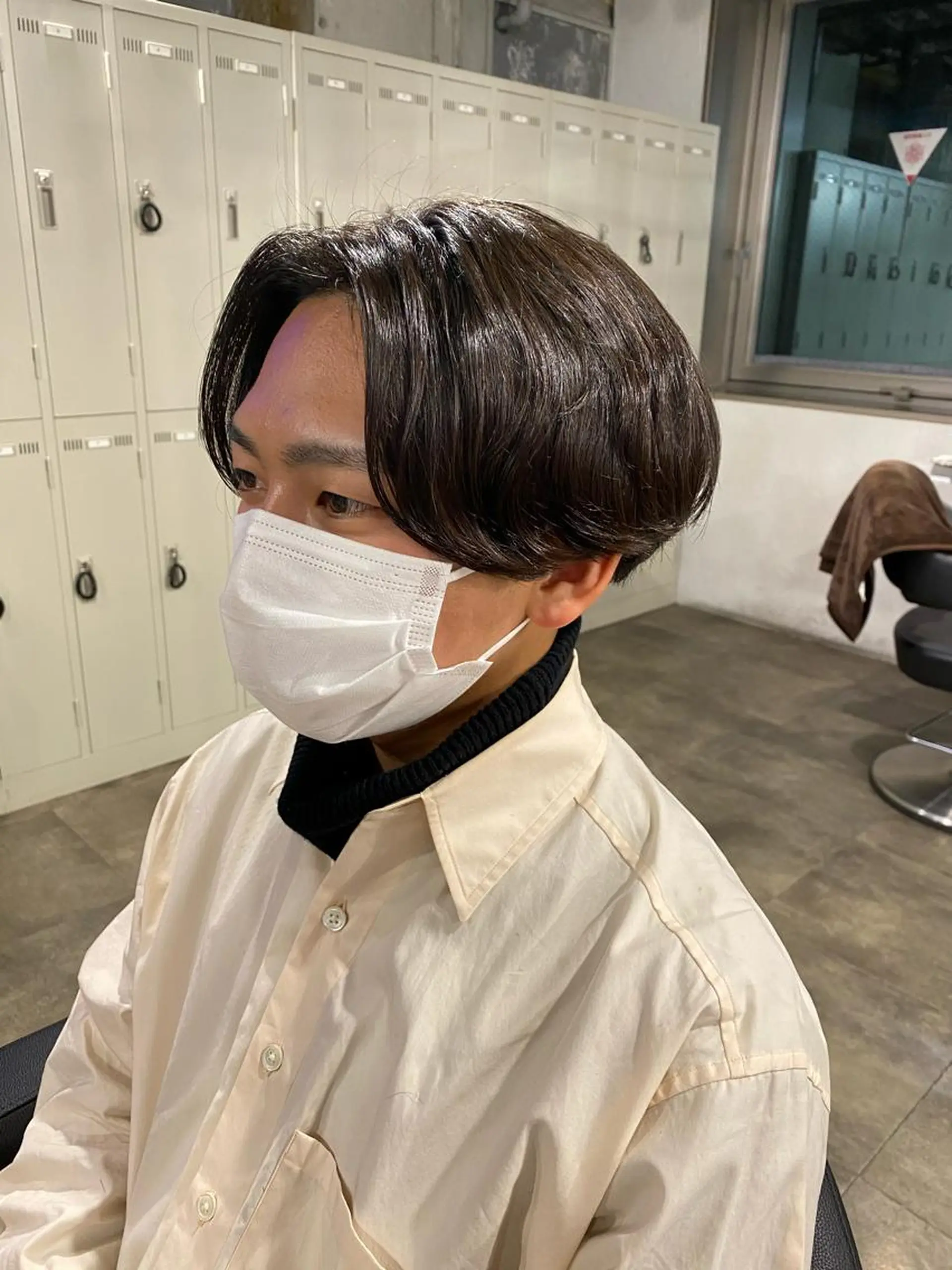 ショート パーマ メンズ 🟦ニュアンス/メン ズパーマ横浜🟦のヘアスタイル