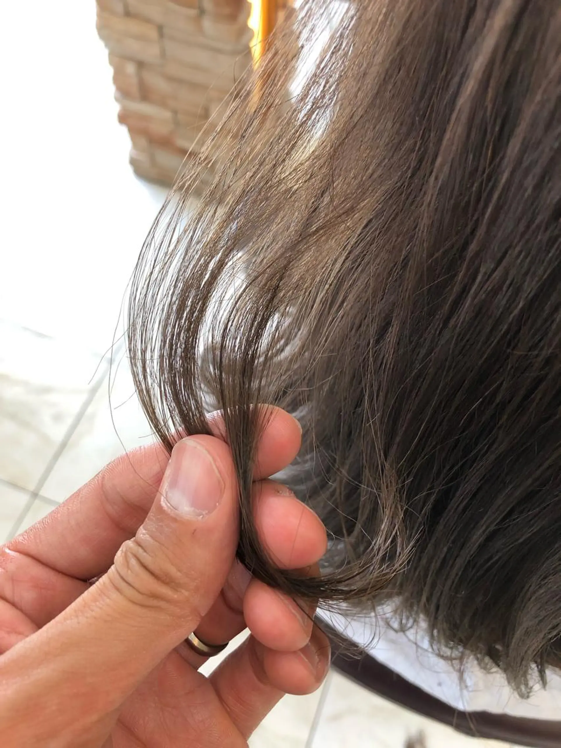 カラー アッシュ アッシュグレー アッシュグレージュ ベージュカラー グレージュ 野々山 直貴のヘアスタイル