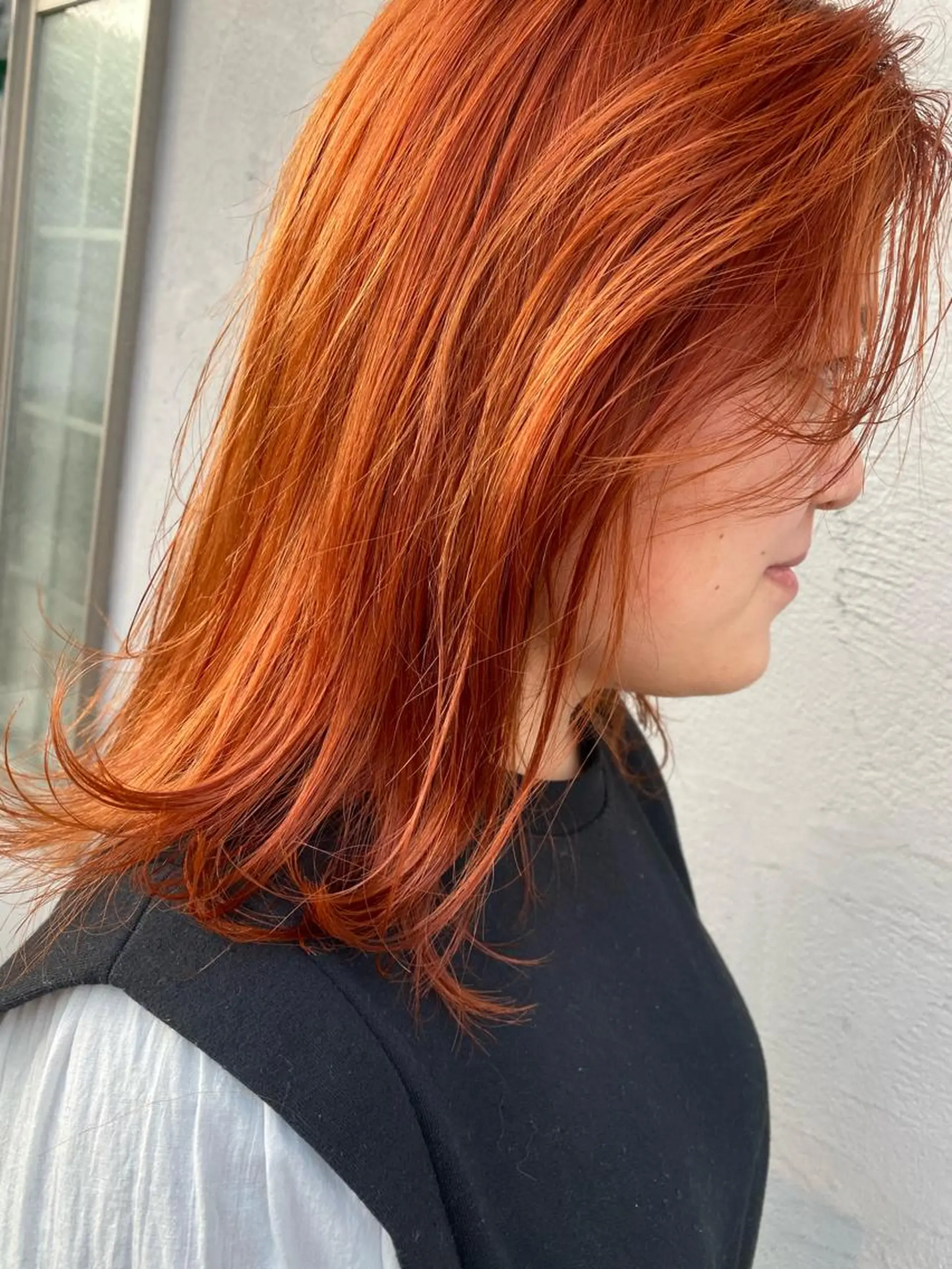 セミロング カラー ヘアアレンジ Design Color🐰アユミのヘアスタイル