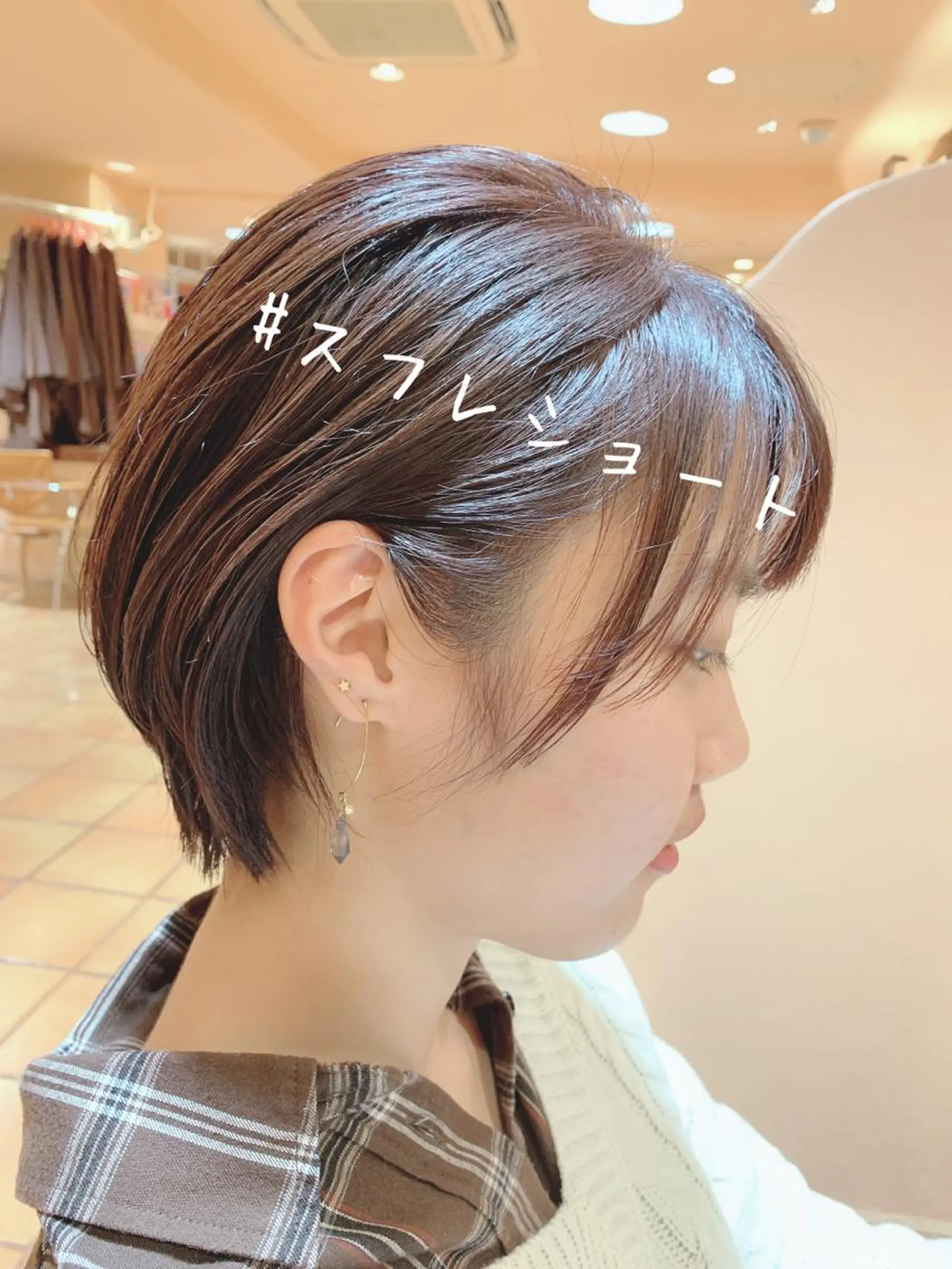 ショート ショートボブ ボブ ショートヘア morio from london所属・🎉骨格矯正カット ばば　としまさのヘアスタイル