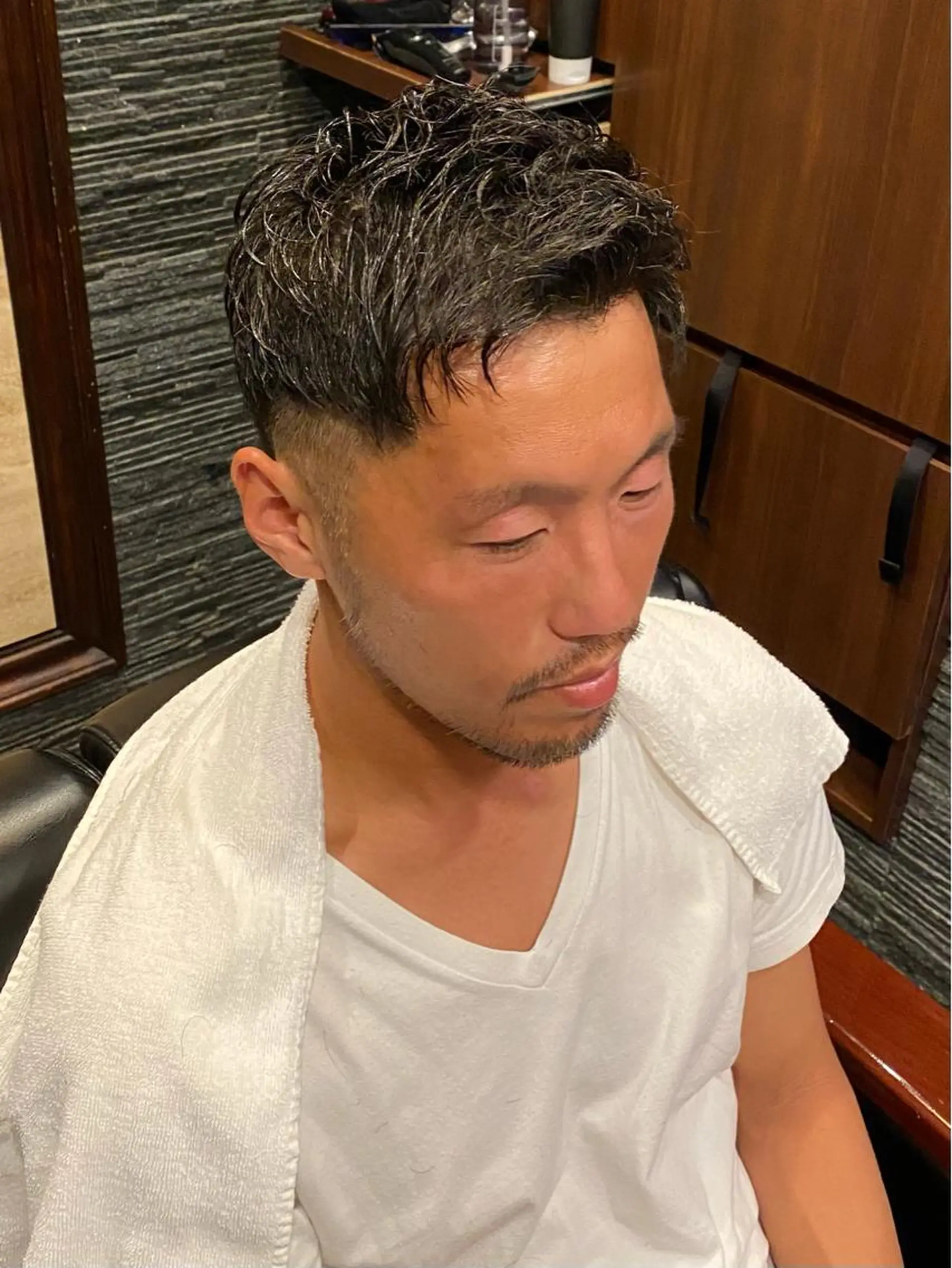 ショート メンズ 💈ヒロ銀座💈 ✨墓越聖菜✨のヘアスタイル