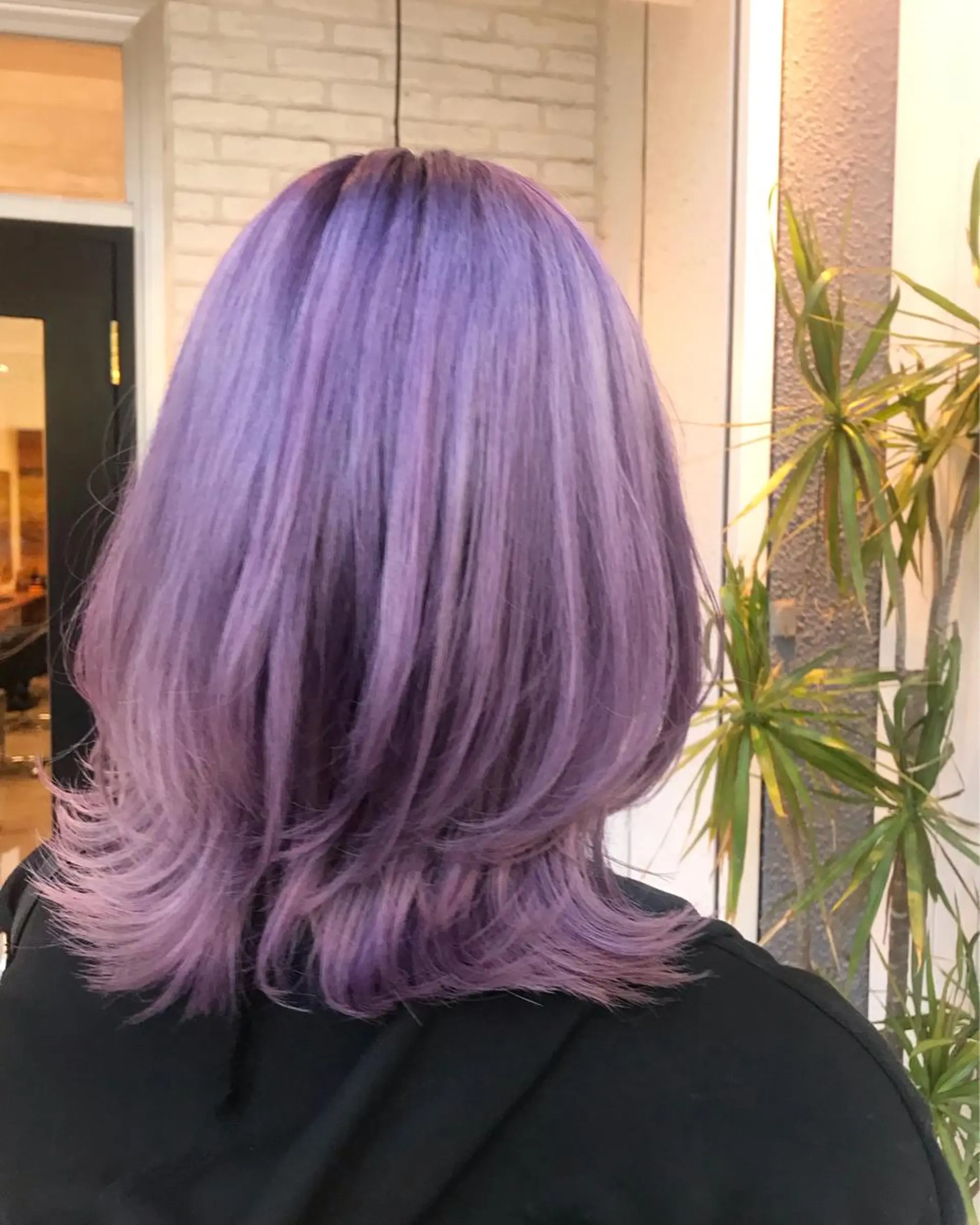 ミディアム カラー ri saのヘアスタイル