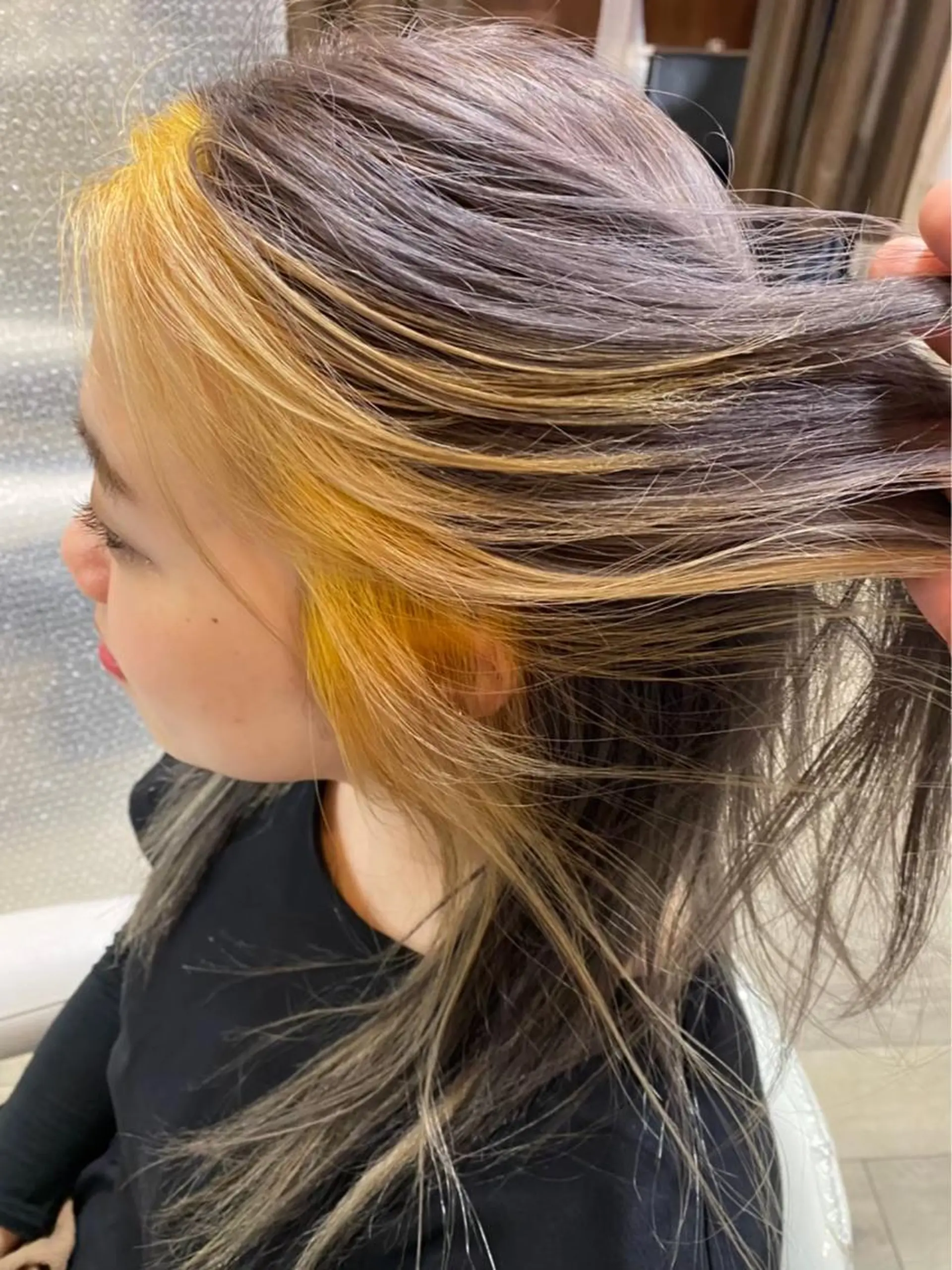 セミロング ヘアカラー トリートメント 市川 博紀 副店長のヘアスタイル