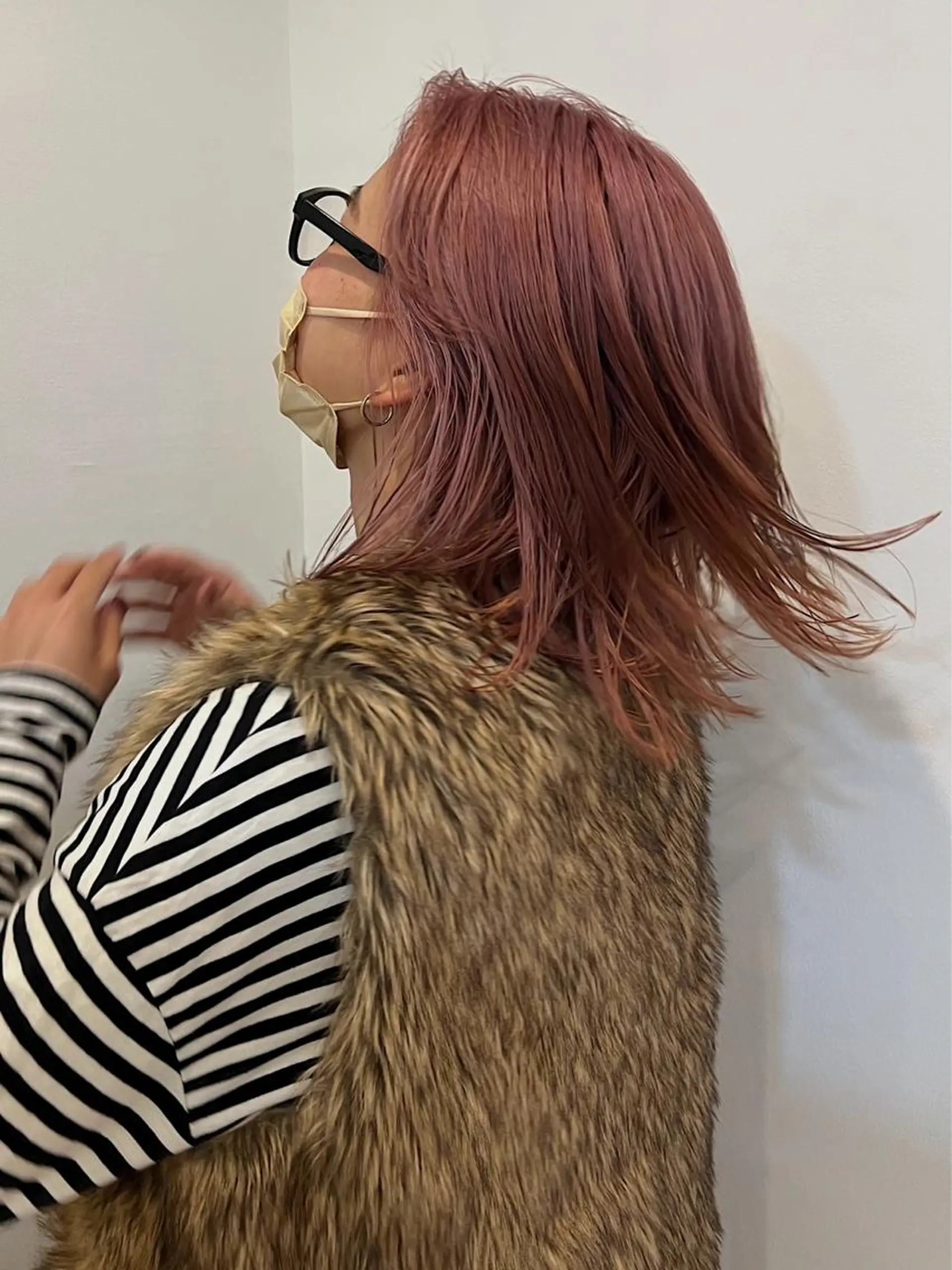 ミディアム カラー ショート・ボブパーマ 指名No.1かけるのヘアスタイル