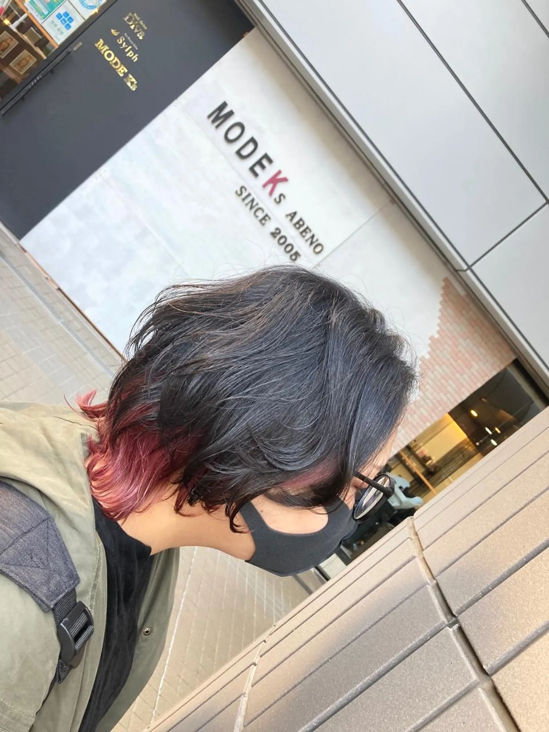 ショート カラー インナーカラー ラベンダーカラー ラベンダーピンク ピンクカラー ウルフカット カット ヘアカラー トリートメント SHAFT Ieiriのヘアスタイル