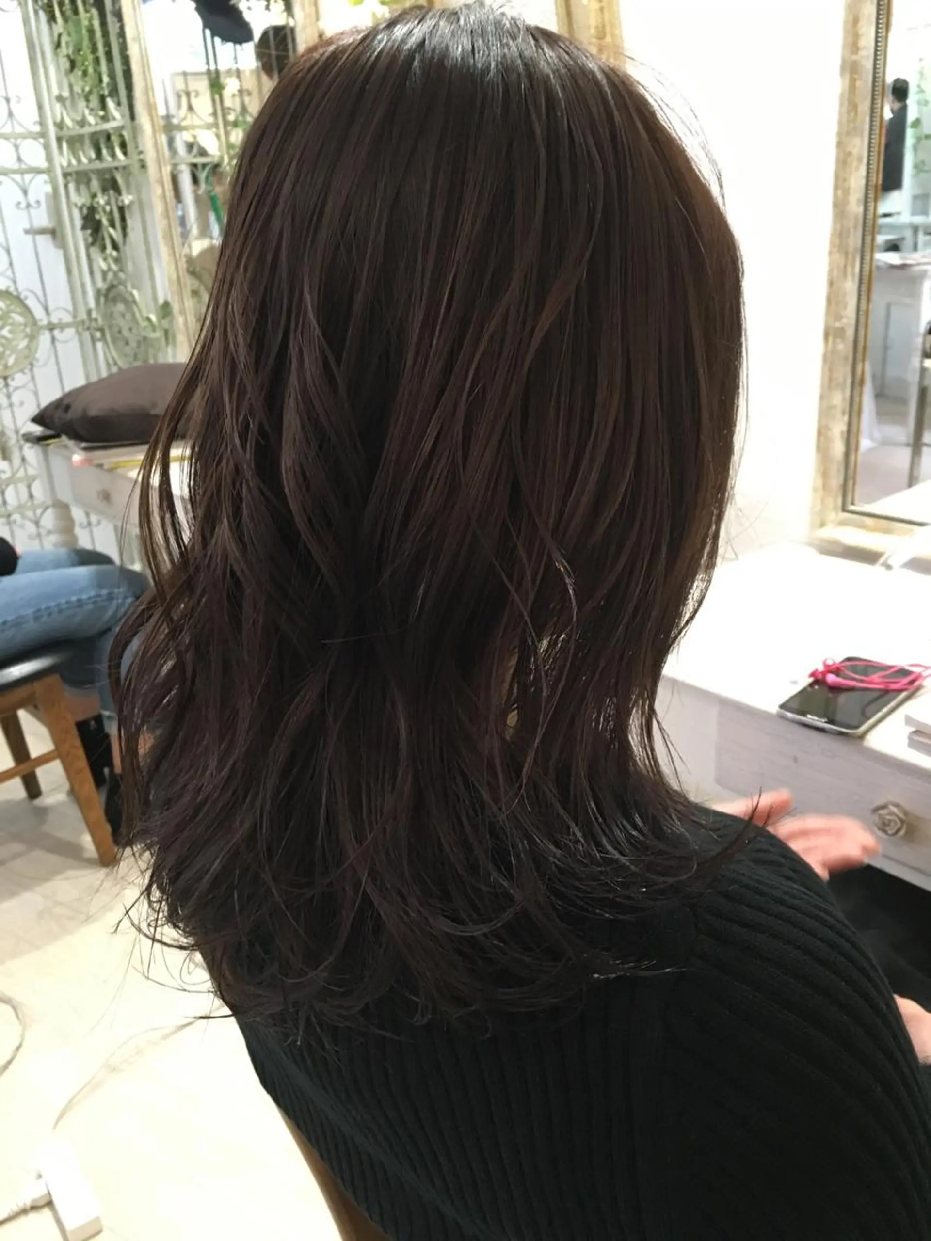 ショート ミディアム セミロング ロング カラー ハイライトカラー ハイライト エクステ（レミー毛） NINEのヘアスタイル