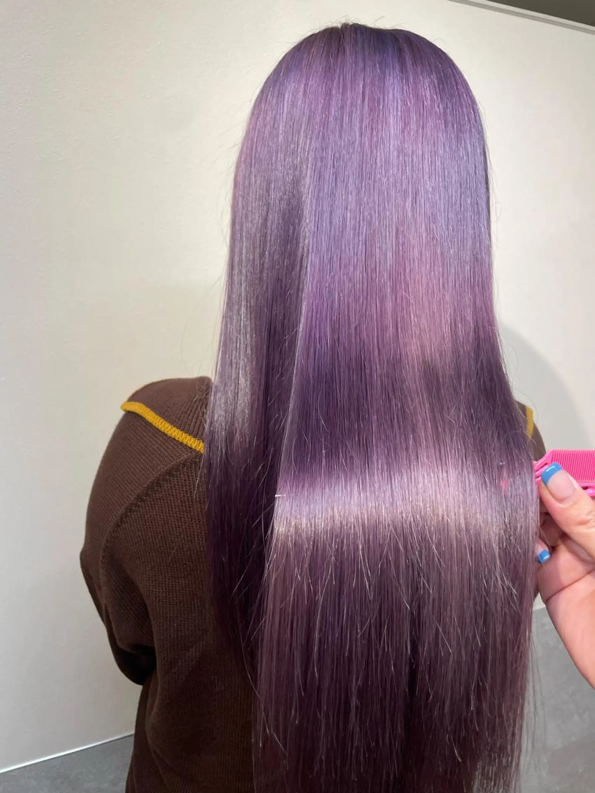 ロング カラー トリートメント 西 めぐみのヘアスタイル