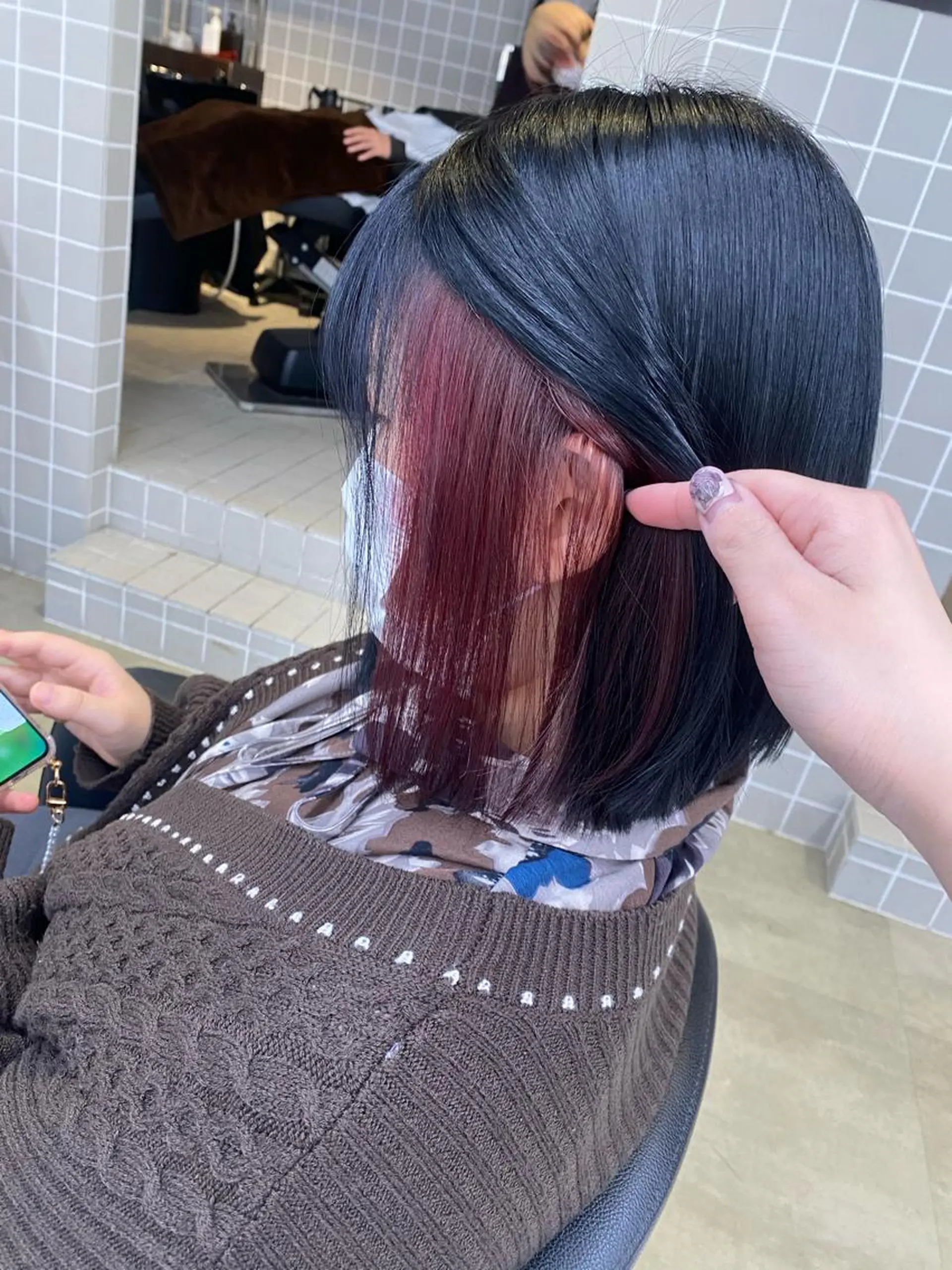 ミディアム カラー ダブルカラー/ 横浜/JURIのヘアスタイル