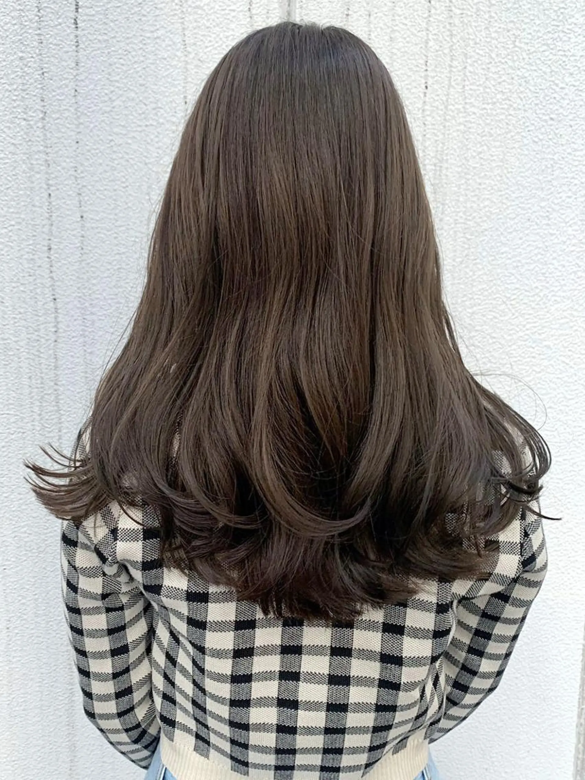 セミロング カラー パーマ ヘアアレンジ ベージュカラー レイヤーカット ITbyALBUM 浦和店のヘアスタイル