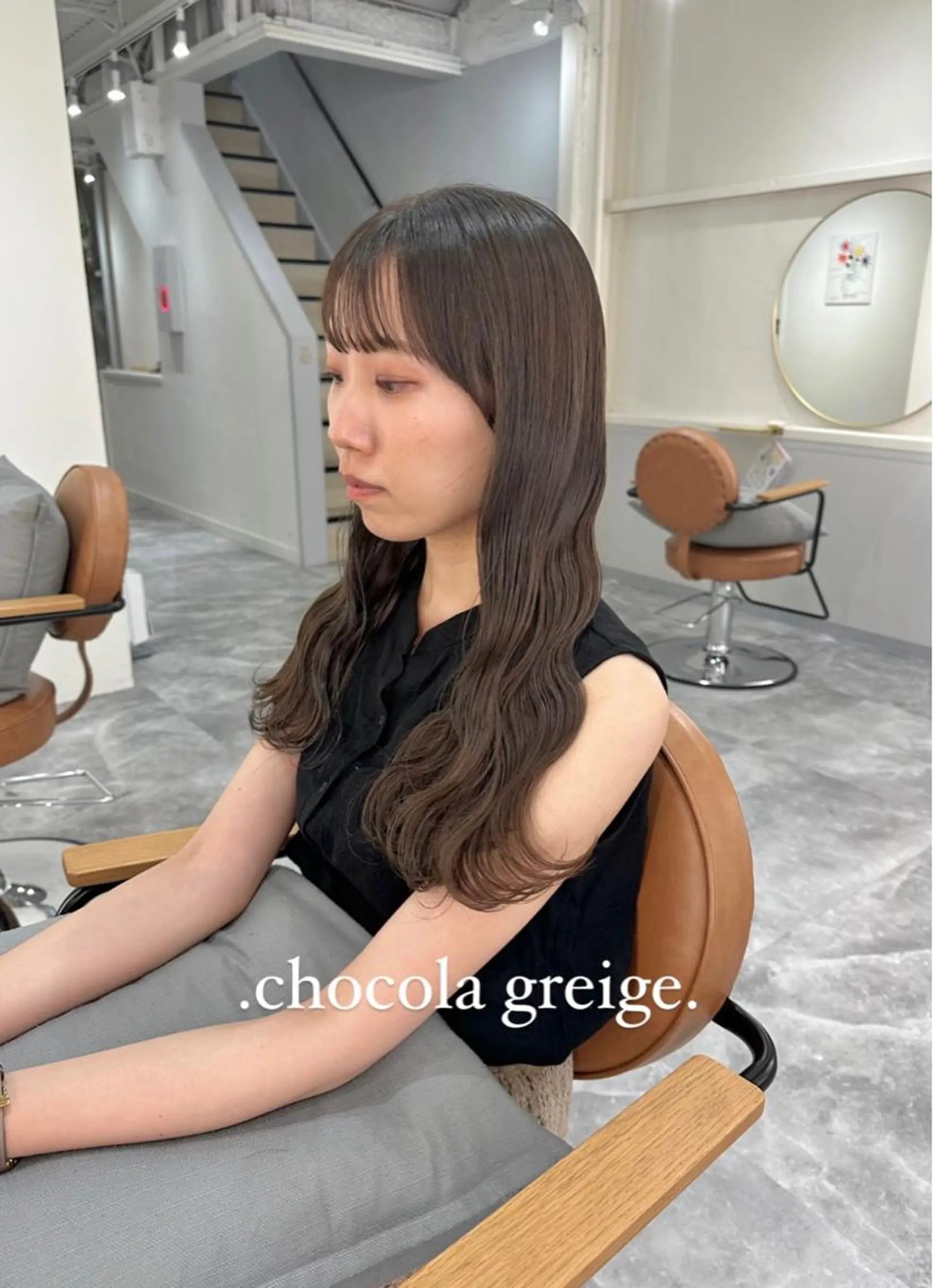 ロング ヘアカラー 似合わせ大得意美容師 .Haruka.のヘアスタイル