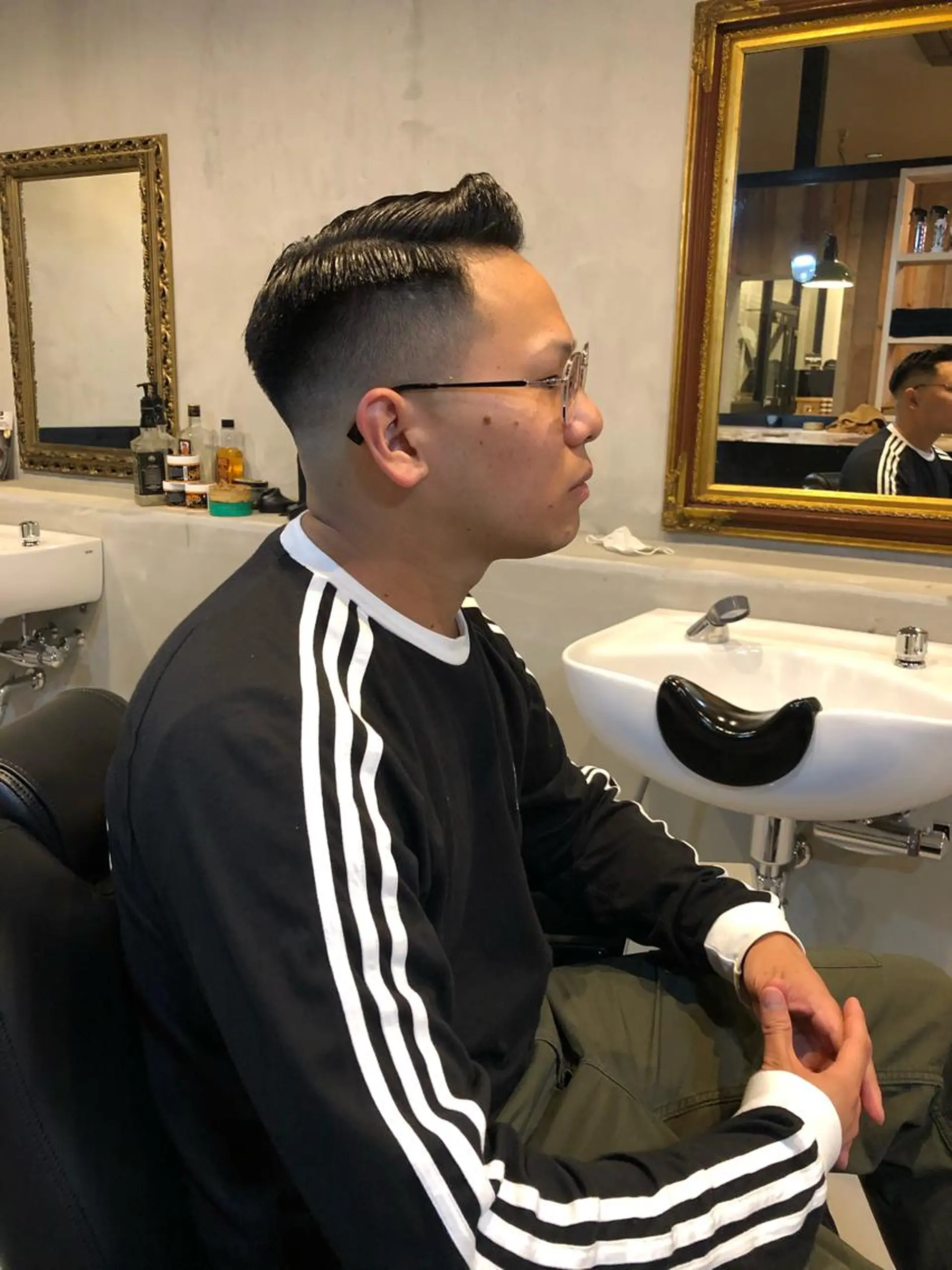 ショート メンズ BARBER SHOP FOURSEASON所属・OHNISH RYUSEIのヘアスタイル