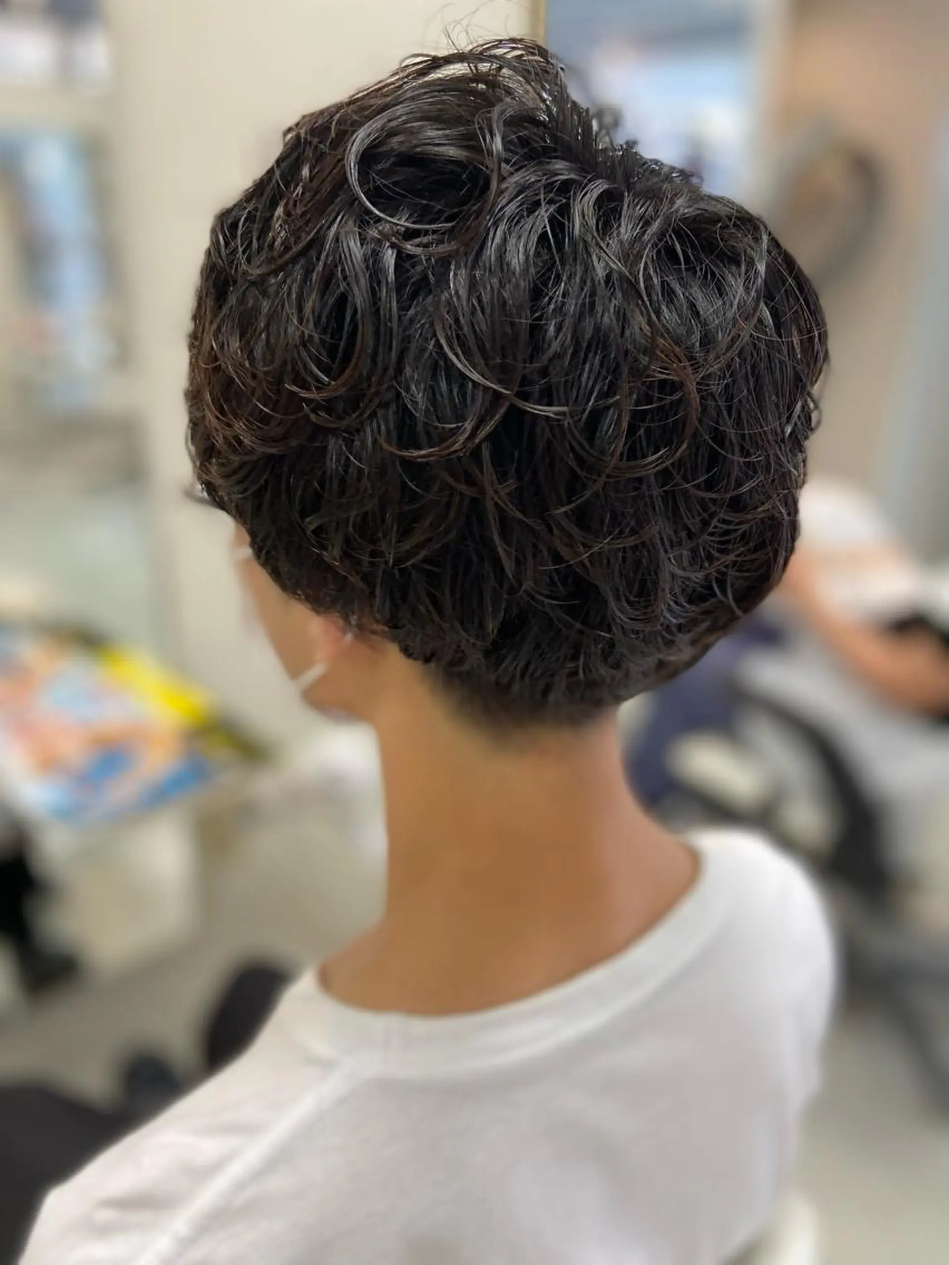 パーマ メンズ カット パーマ 菊地 美憂のヘアスタイル