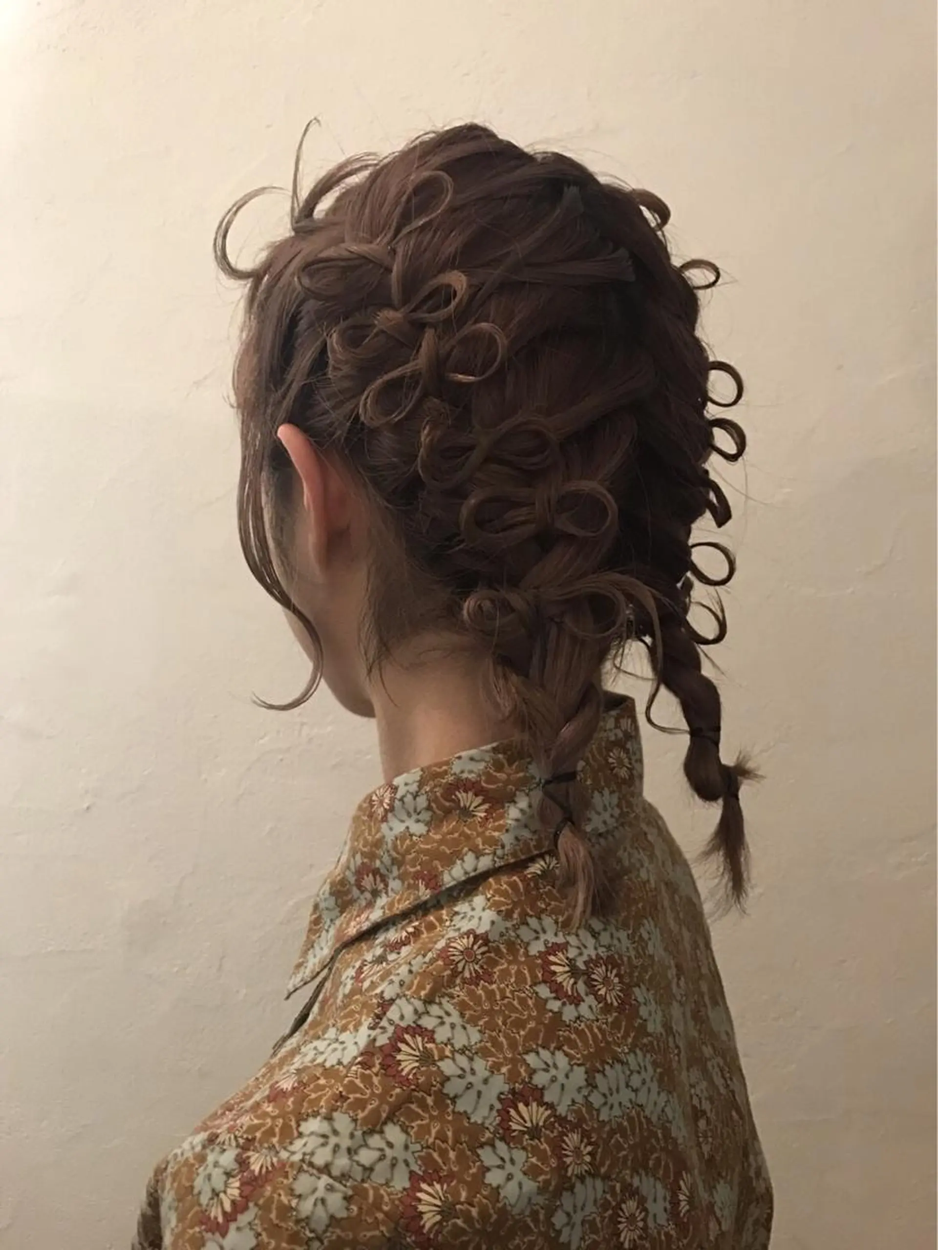 ミディアム カラー ヘアアレンジ BRUNTJET所属・MAEDA MADOKAのヘアスタイル