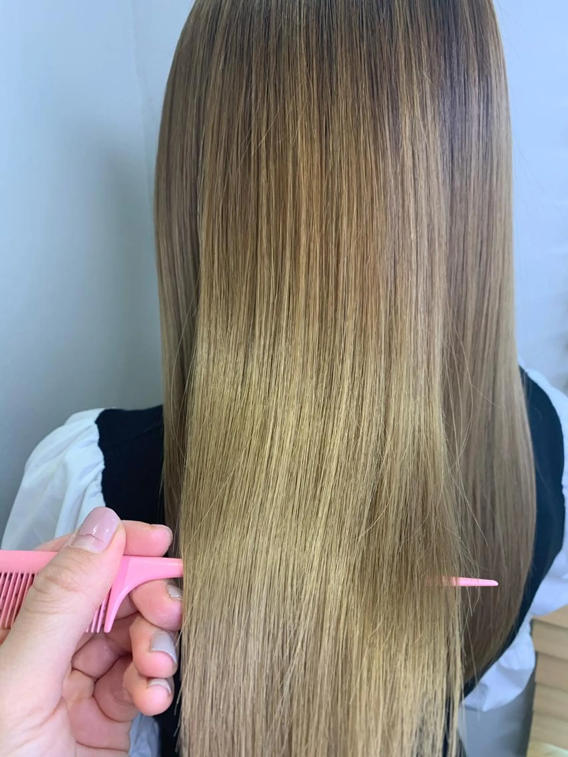 セミロング カラー ヘアアレンジ 髪質改善/縮毛/新宿 🫧SUZUKA🫧のヘアスタイル