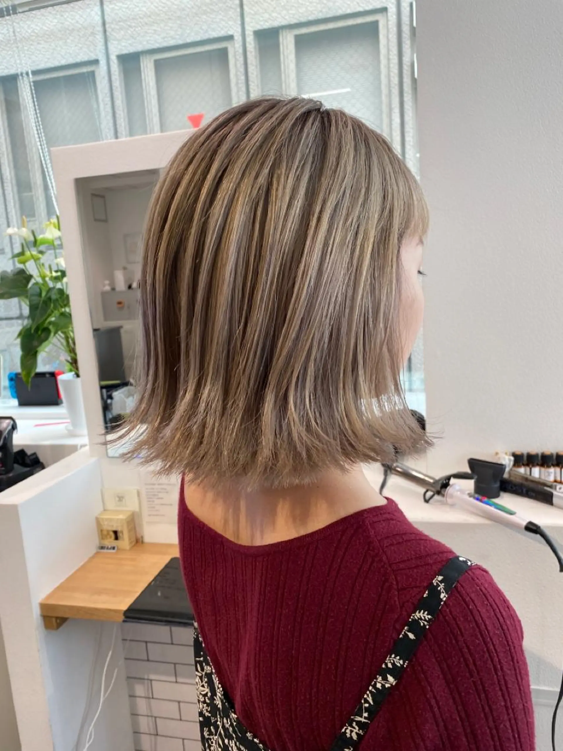 ショート カラー カット ヘアカラー トリートメント JILBLAN京都 ショート/ハイライトのヘアスタイル