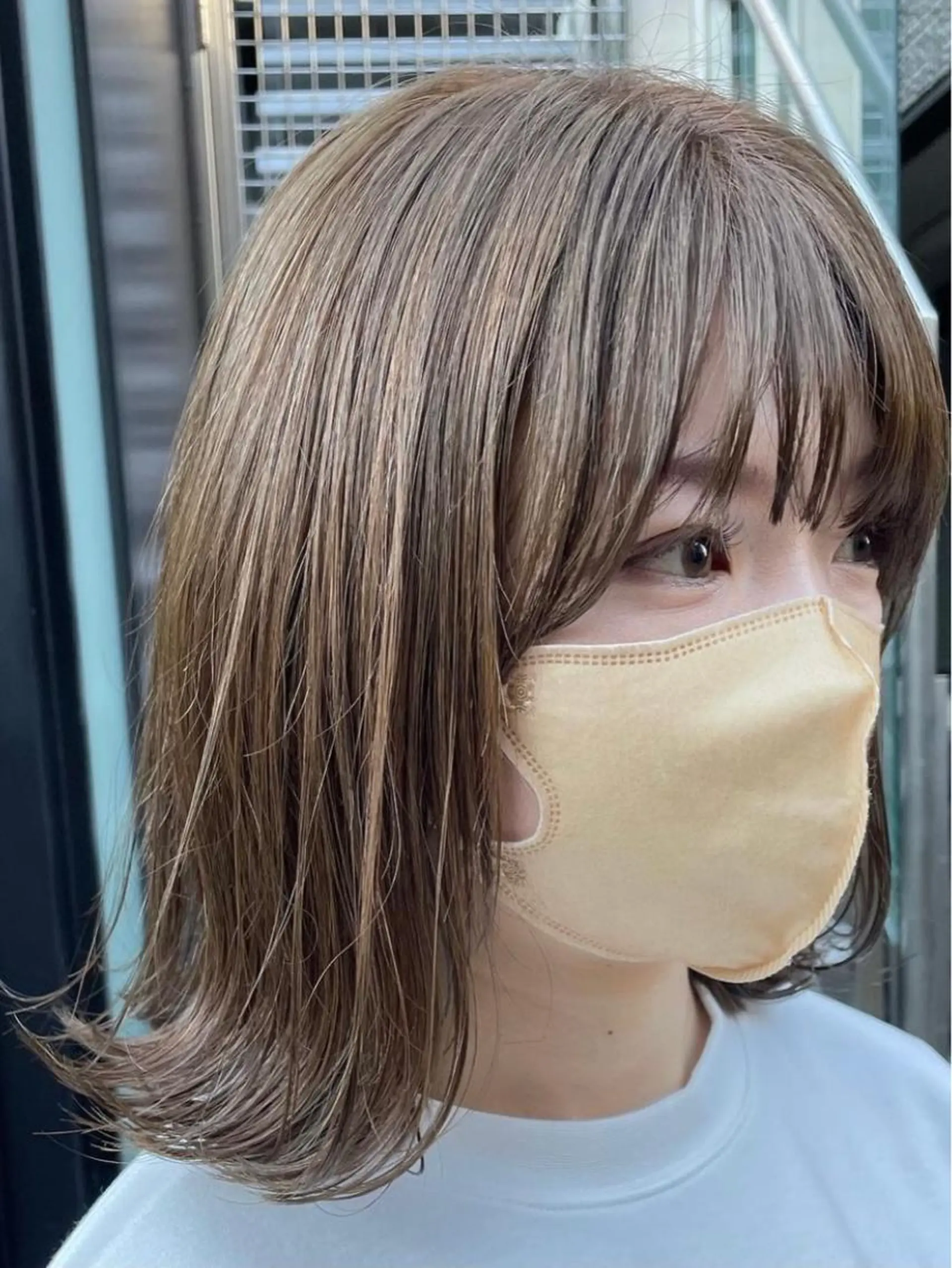 ミディアム ヘアカラー トリートメント 🌼たけや みのり🌿のヘアスタイル