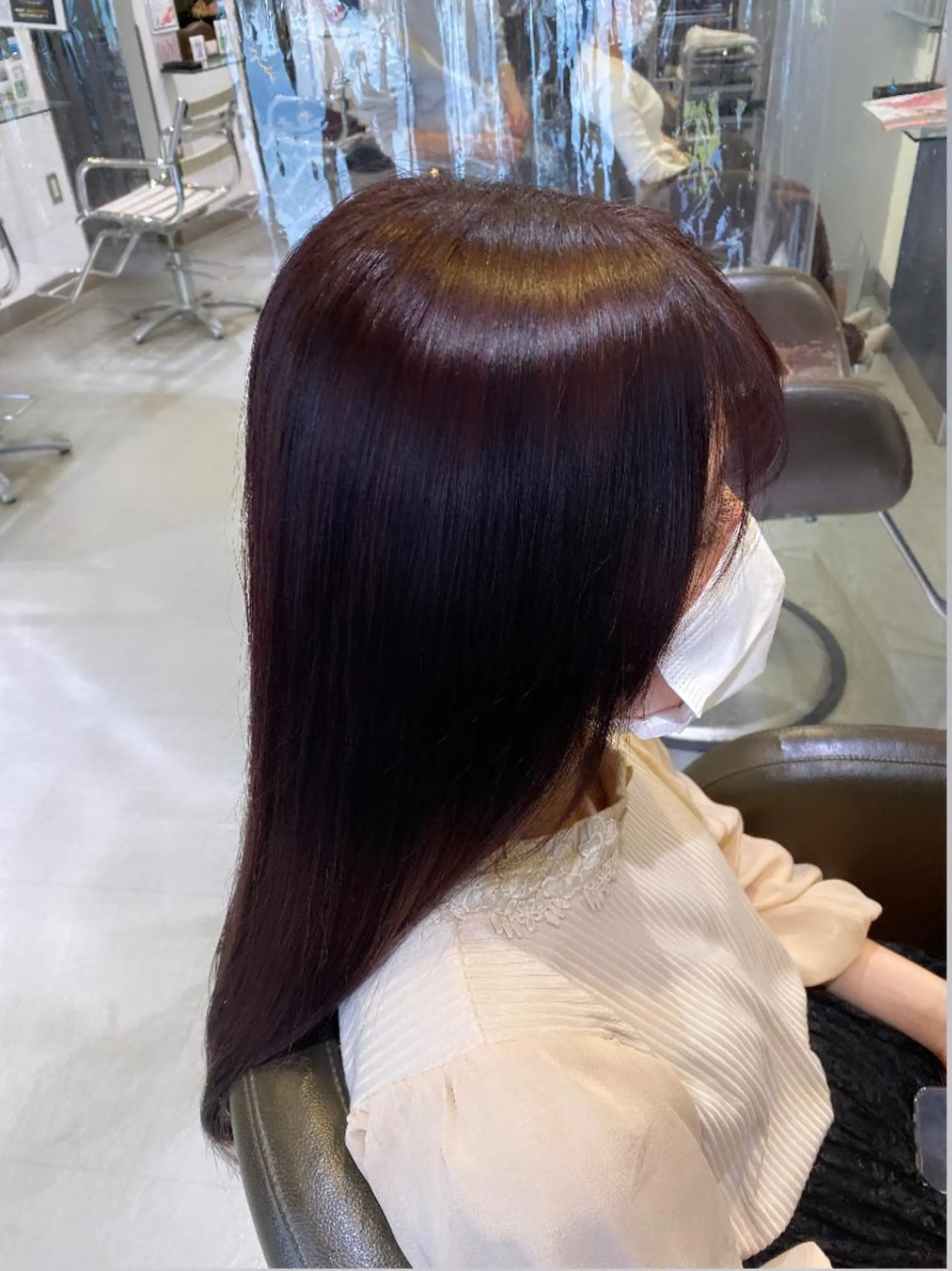 ミディアム カラー キッズ ブリーチ ブラウンカラー ケアブリーチ ダブルカラー イヤリングカラー 🌈髪質改善TR 艶カラーユウダイ🌈のヘアスタイル