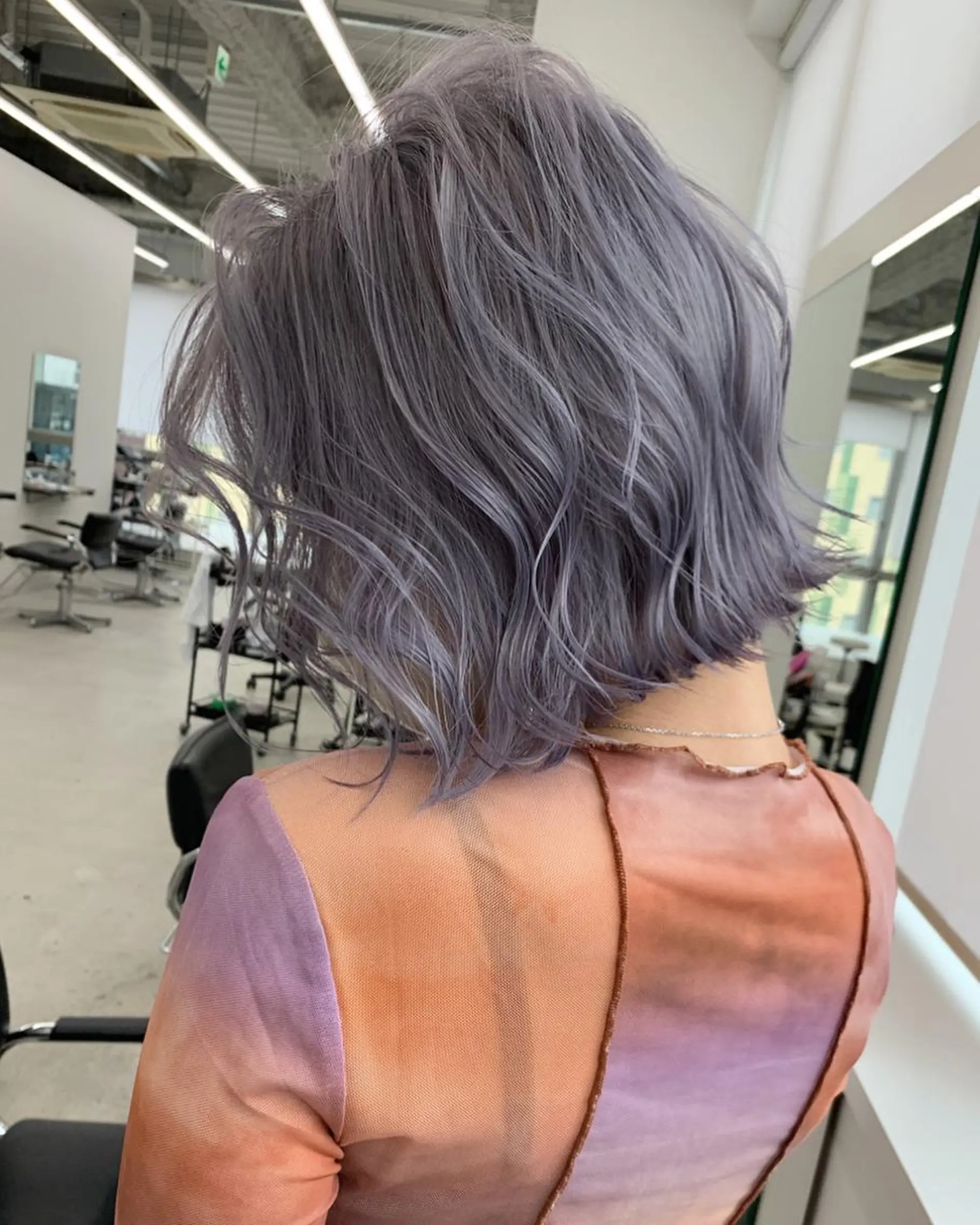 ミディアム LINOET名古屋所属・ダブルカラー🩶上村 純妃🩶名駅徒歩5分のヘアスタイル