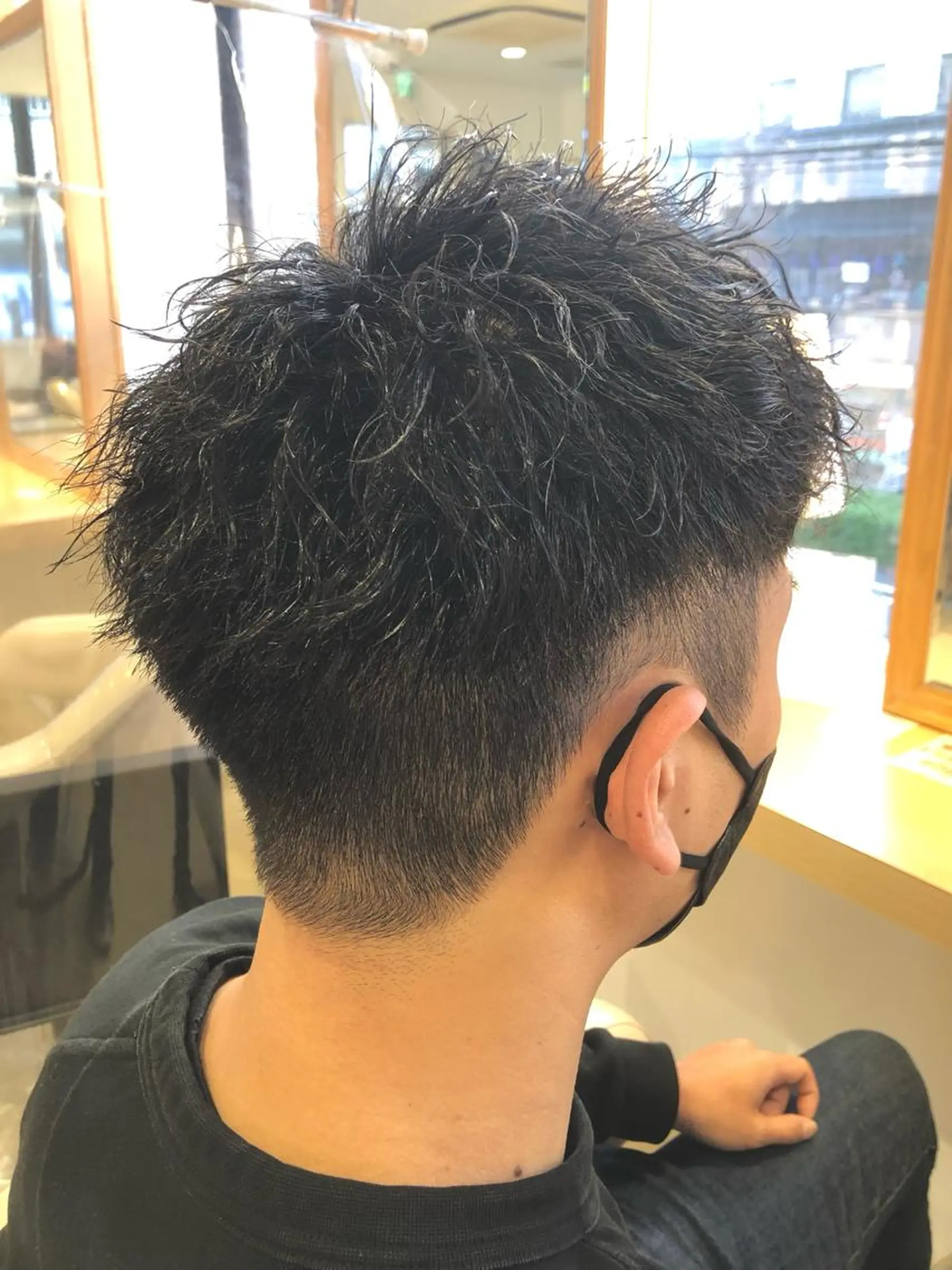 ショート パーマ メンズ 低ダメージ施術/ 🐮牛木 史裕🐮のヘアスタイル