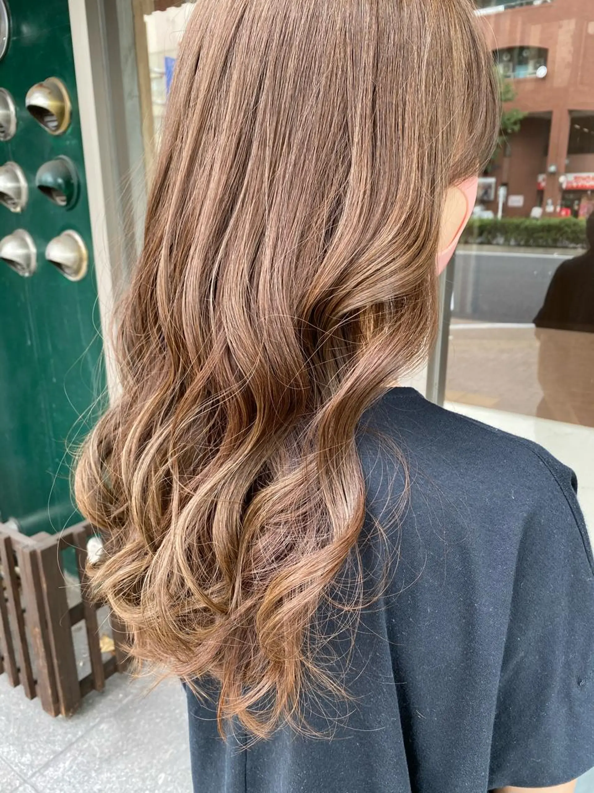 ロング カラー ベージュカラー カット ヘアカラー トリートメント 日比 貴大/ minim hairのヘアスタイル