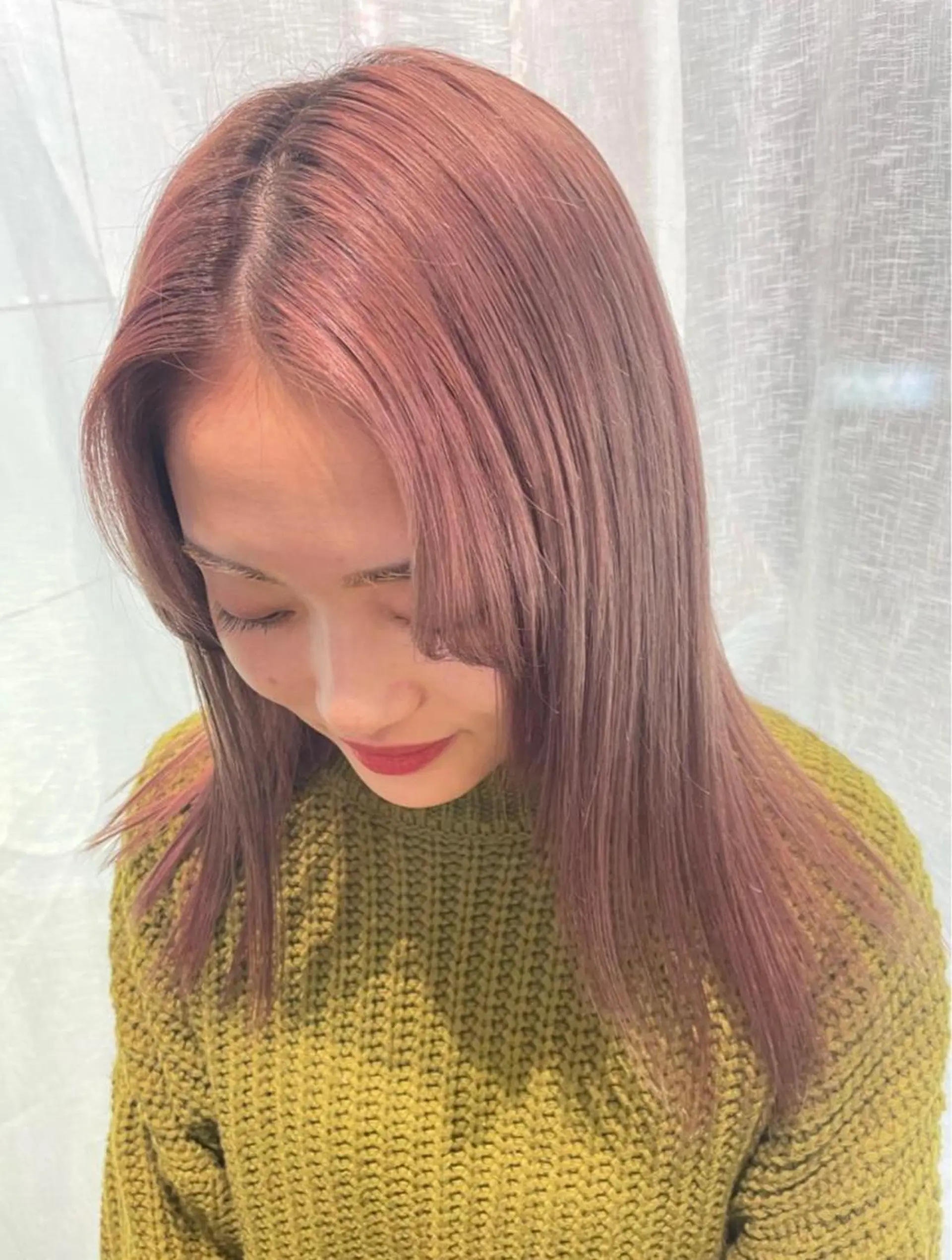 セミロング 韓国風カラー 学生 髪質改善 韓国風ヘア トリートメント メンズスタイル Hitomi🐶のヘアスタイル