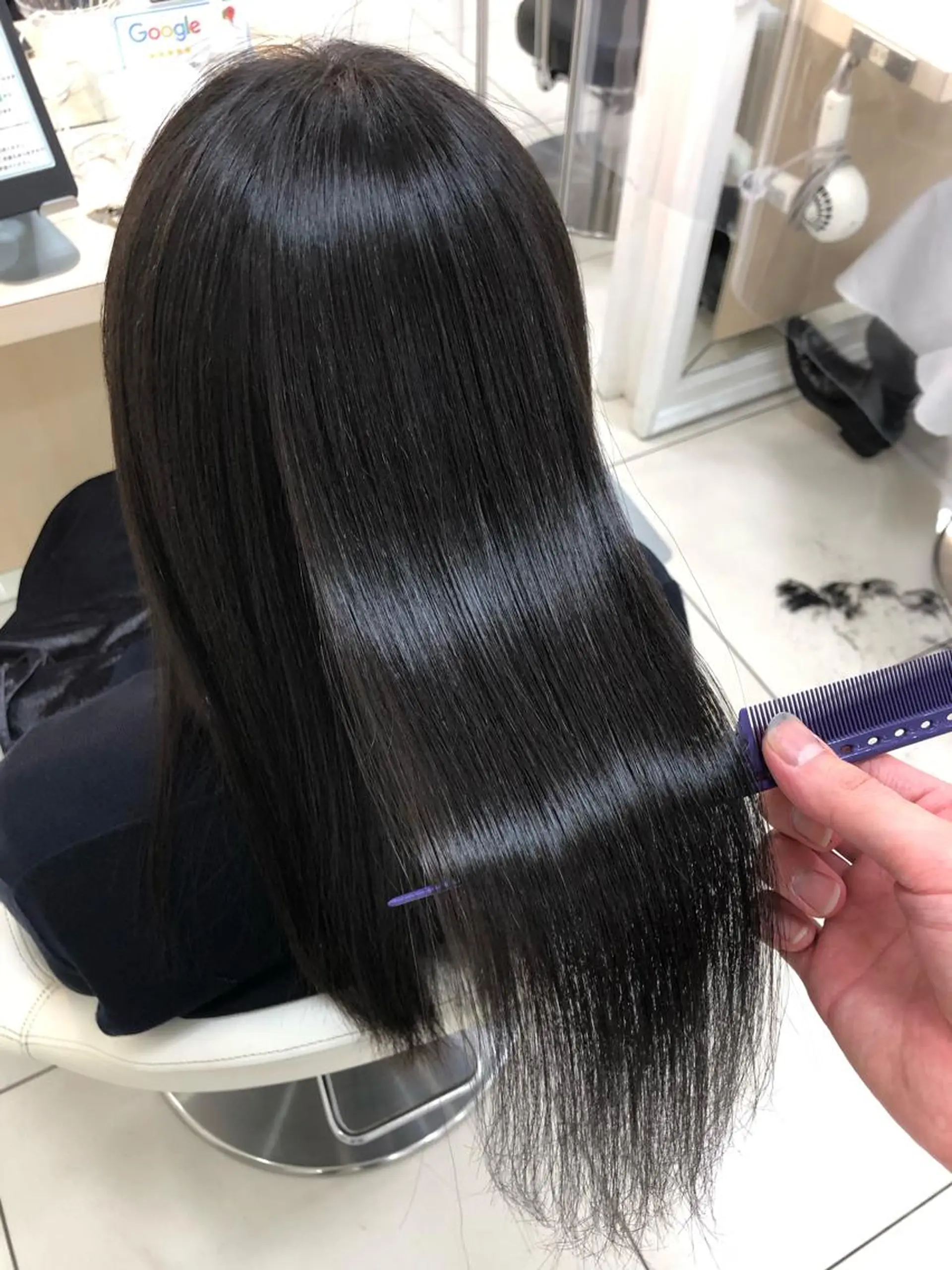 ロング Ash 山田 勇太のヘアスタイル