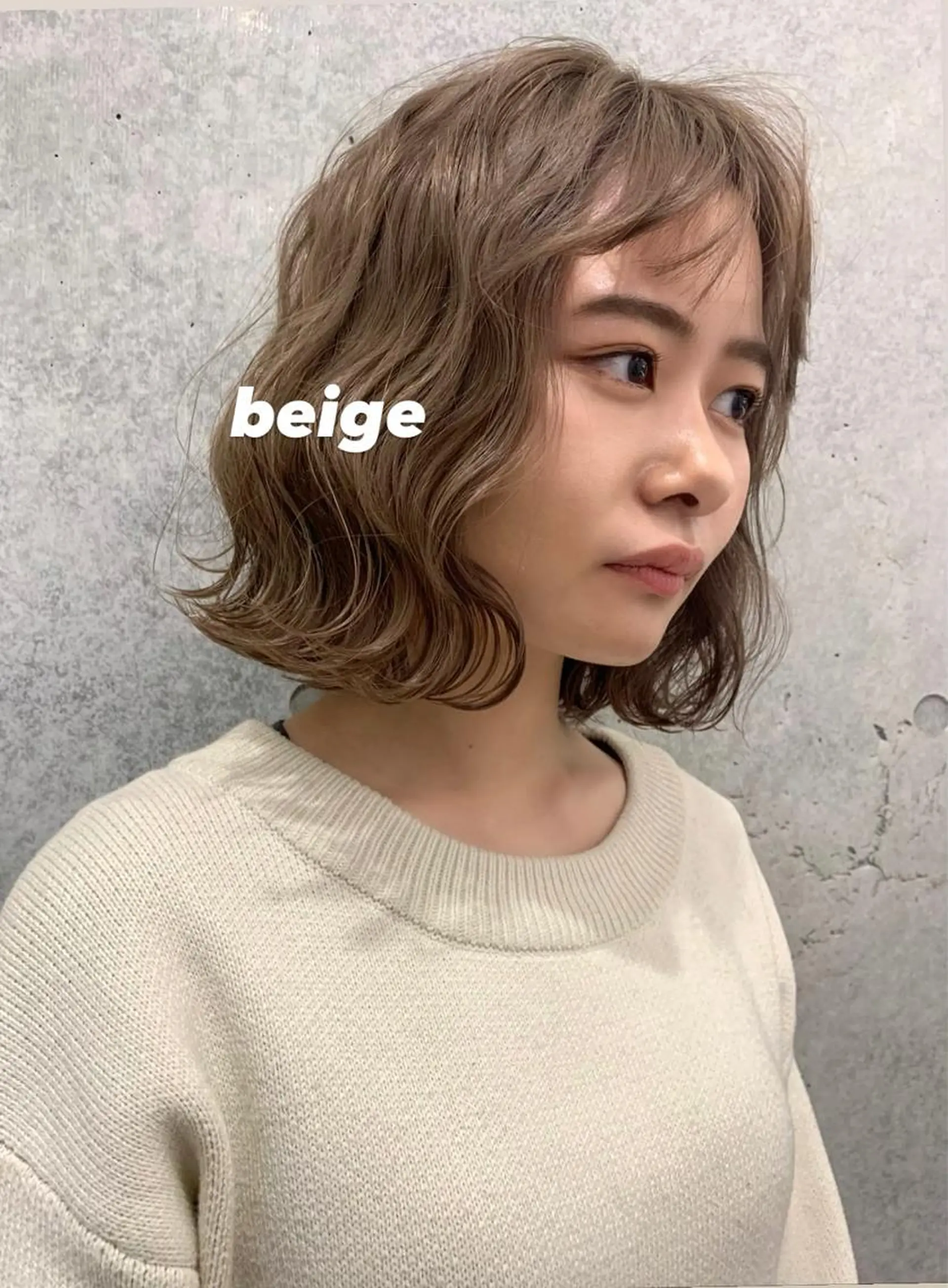 ミディアム カラー ヘアアレンジ マツエク・マツパ Miku /ブリーチ/ボブのヘアスタイル